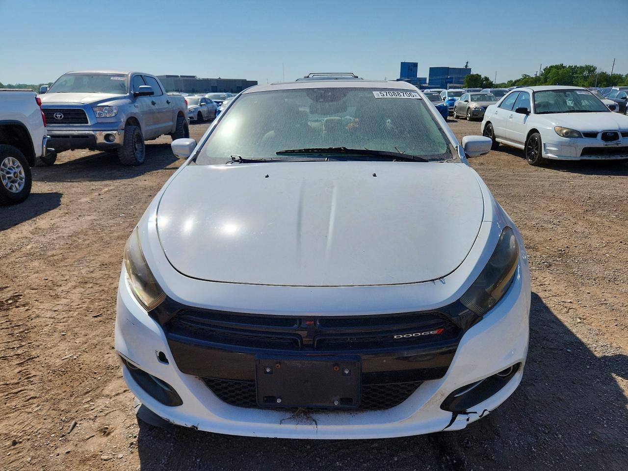 2014 Dodge Dart Limited White vin: 1C3CDFCB8ED860976