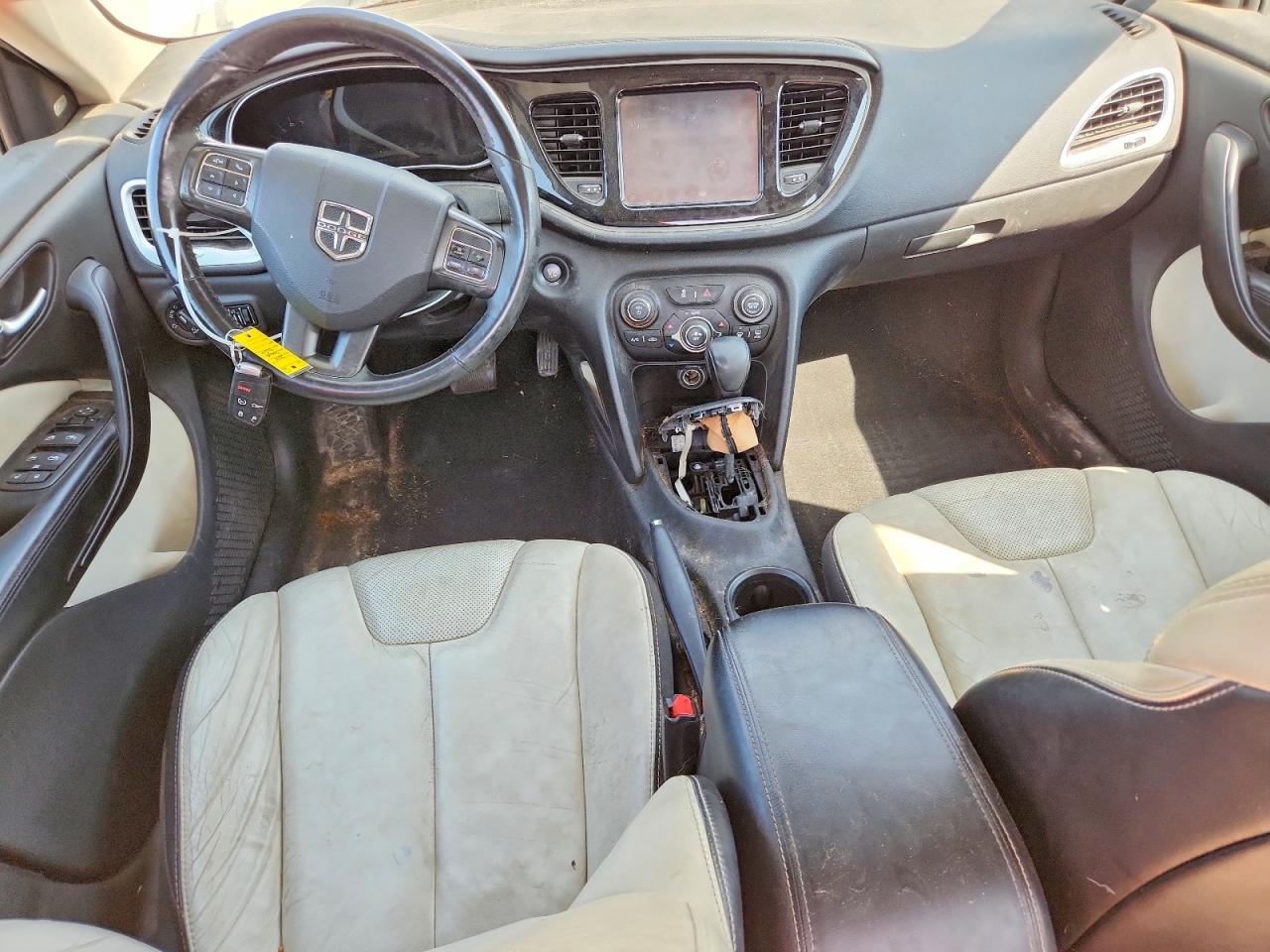 2014 Dodge Dart Limited White vin: 1C3CDFCB8ED860976