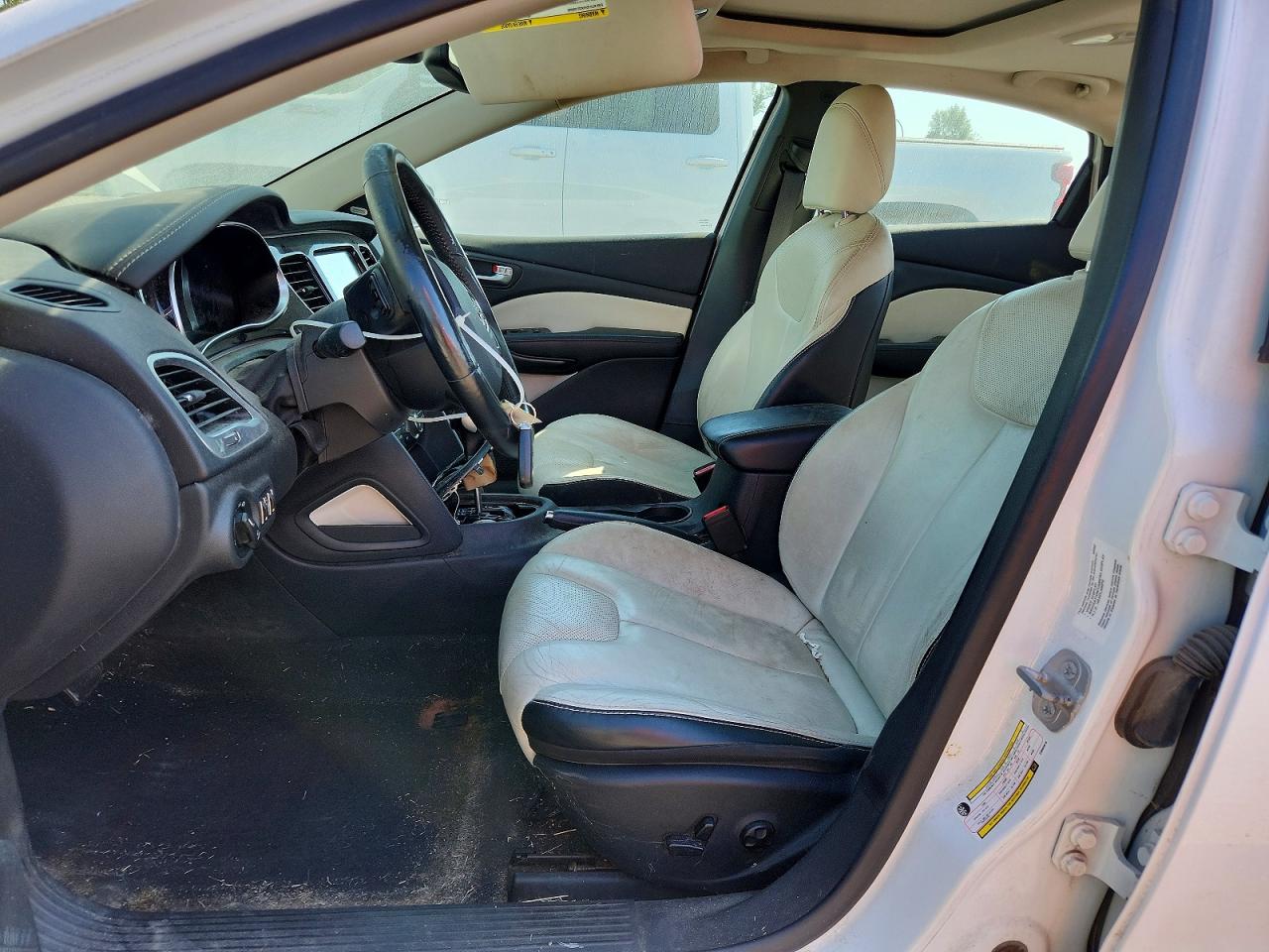 2014 Dodge Dart Limited White vin: 1C3CDFCB8ED860976