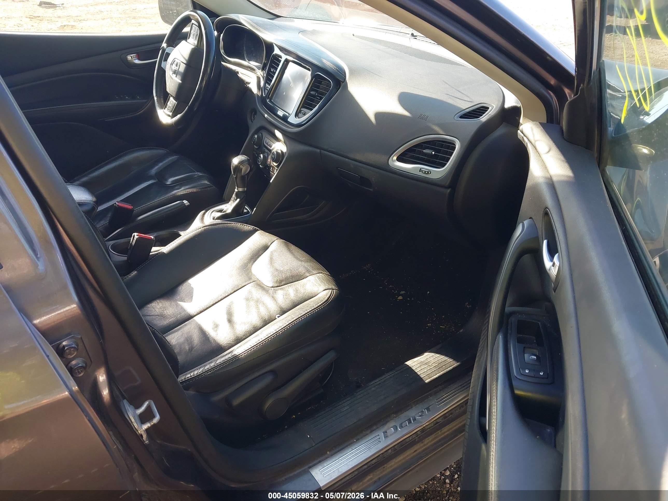 2014 Dodge Dart Limited Gray vin: 1C3CDFCB8ED903826