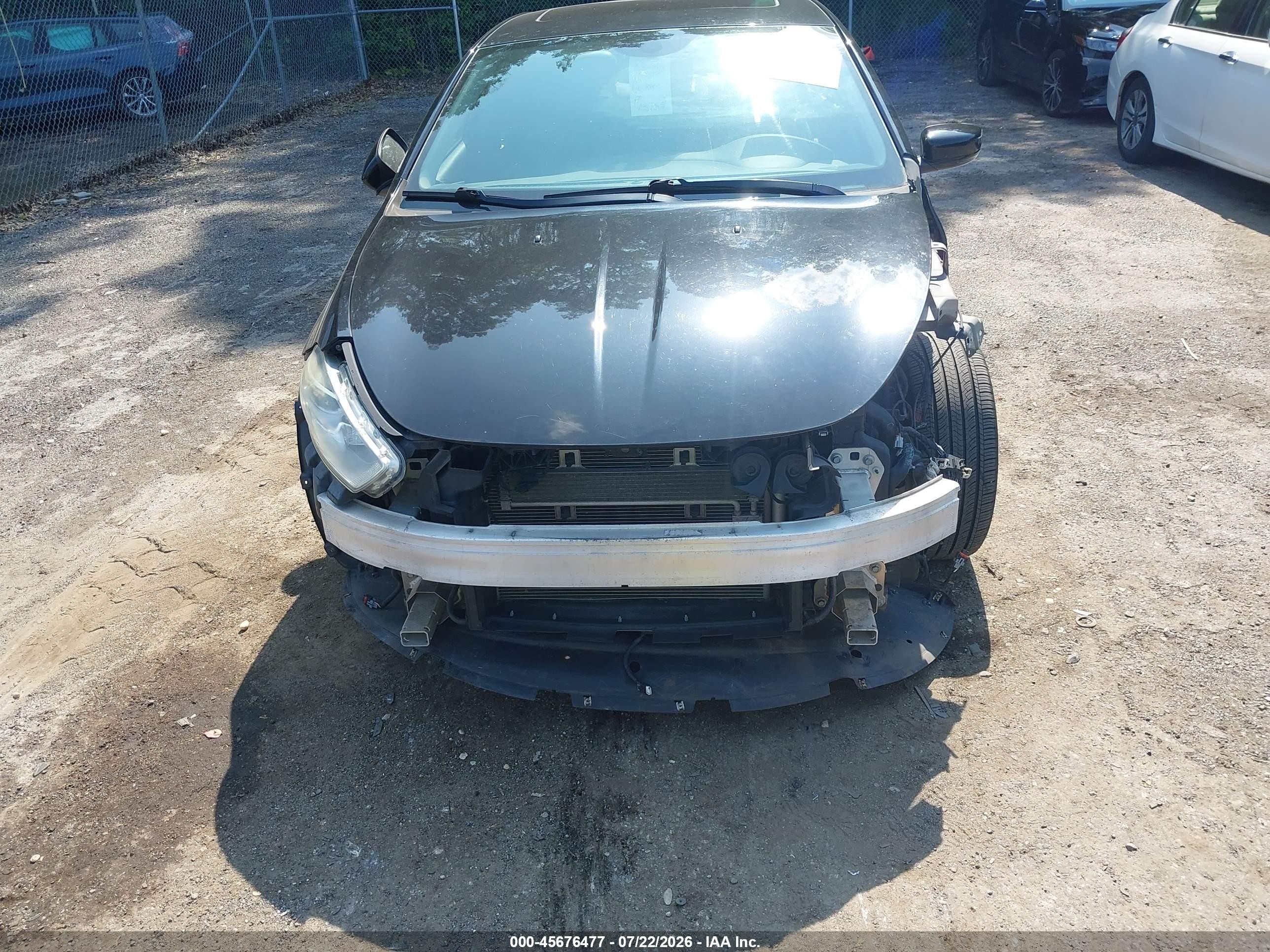 2015 Dodge Dart Limited Black vin: 1C3CDFCB8FD277390