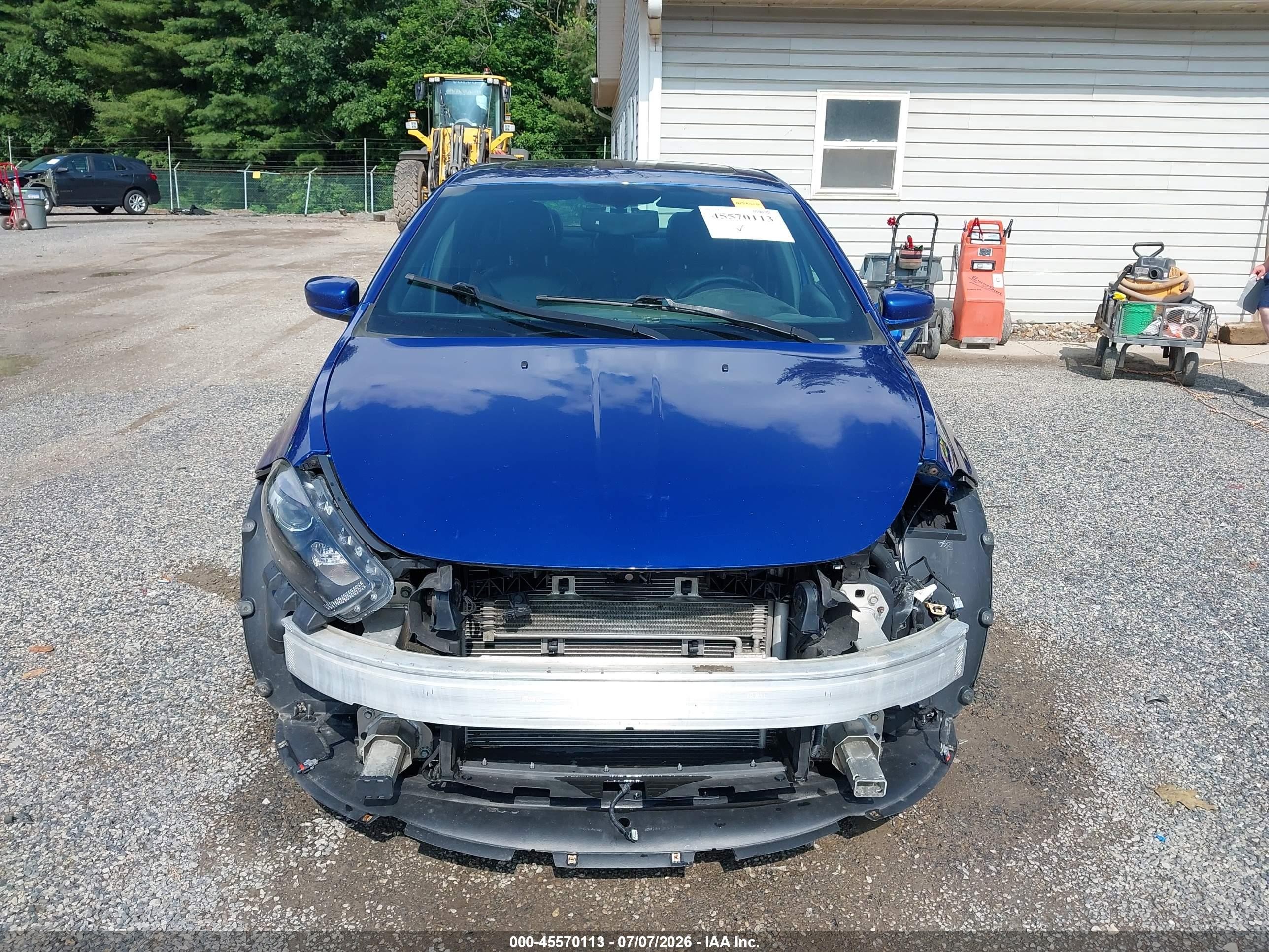 2013 Dodge Dart Gt Синий vin: 1C3CDFCB9DD315688