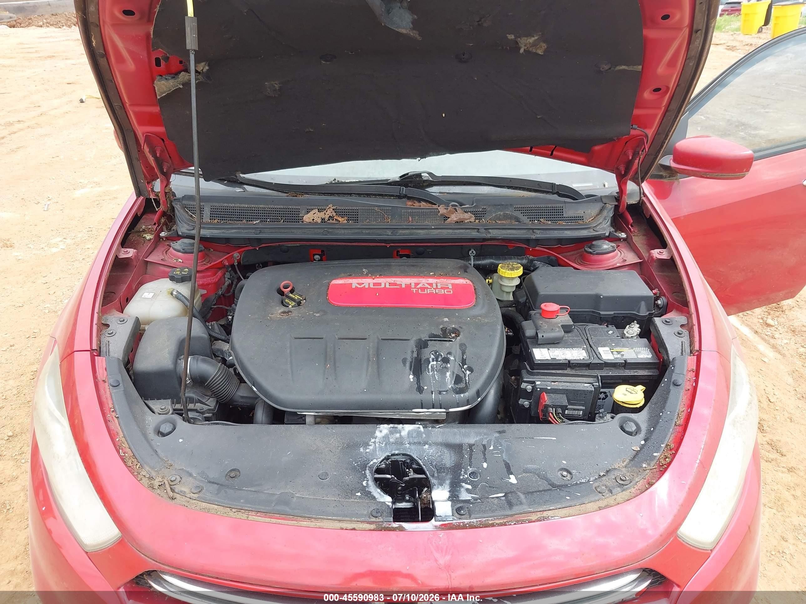 2013 Dodge Dart Limited Red vin: 1C3CDFCH0DD156998