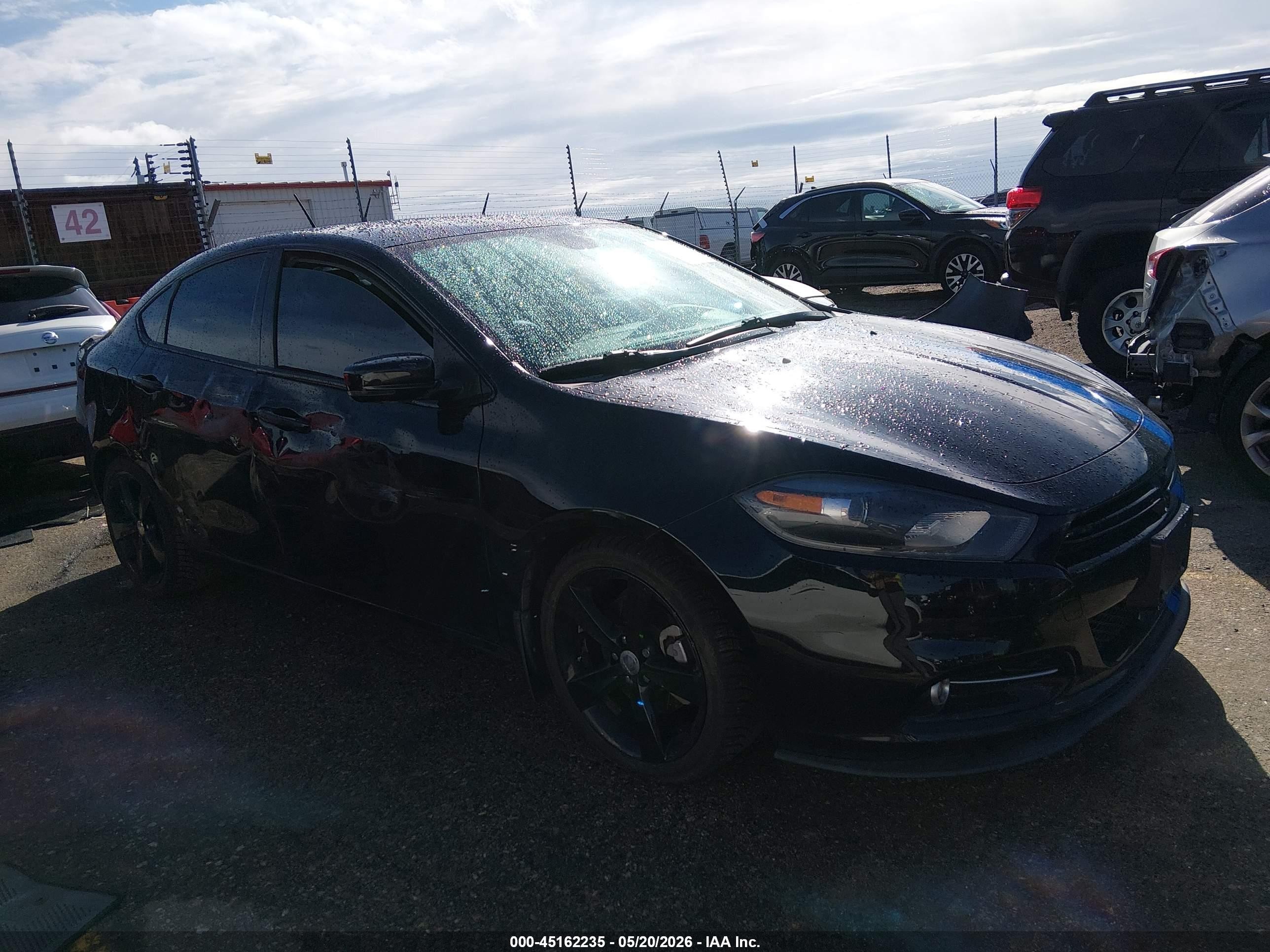 2013 Dodge Dart Limited Black vin: 1C3CDFCH0DD338250
