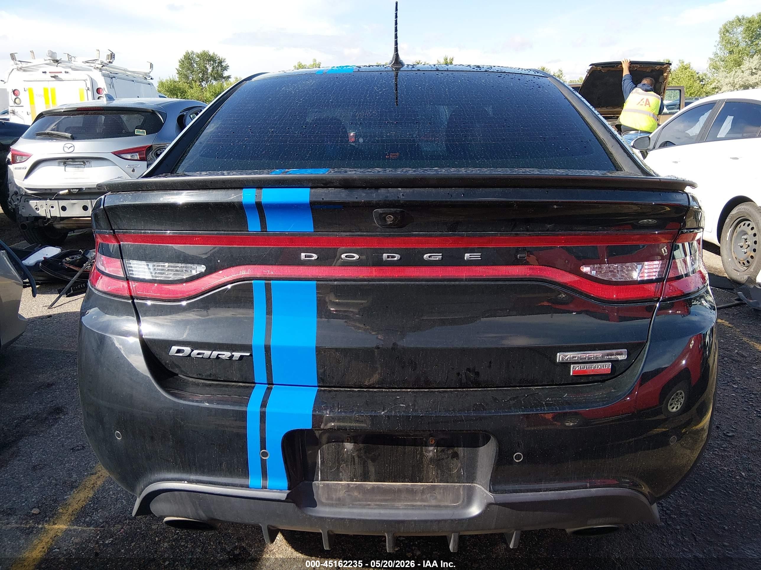 2013 Dodge Dart Limited Black vin: 1C3CDFCH0DD338250
