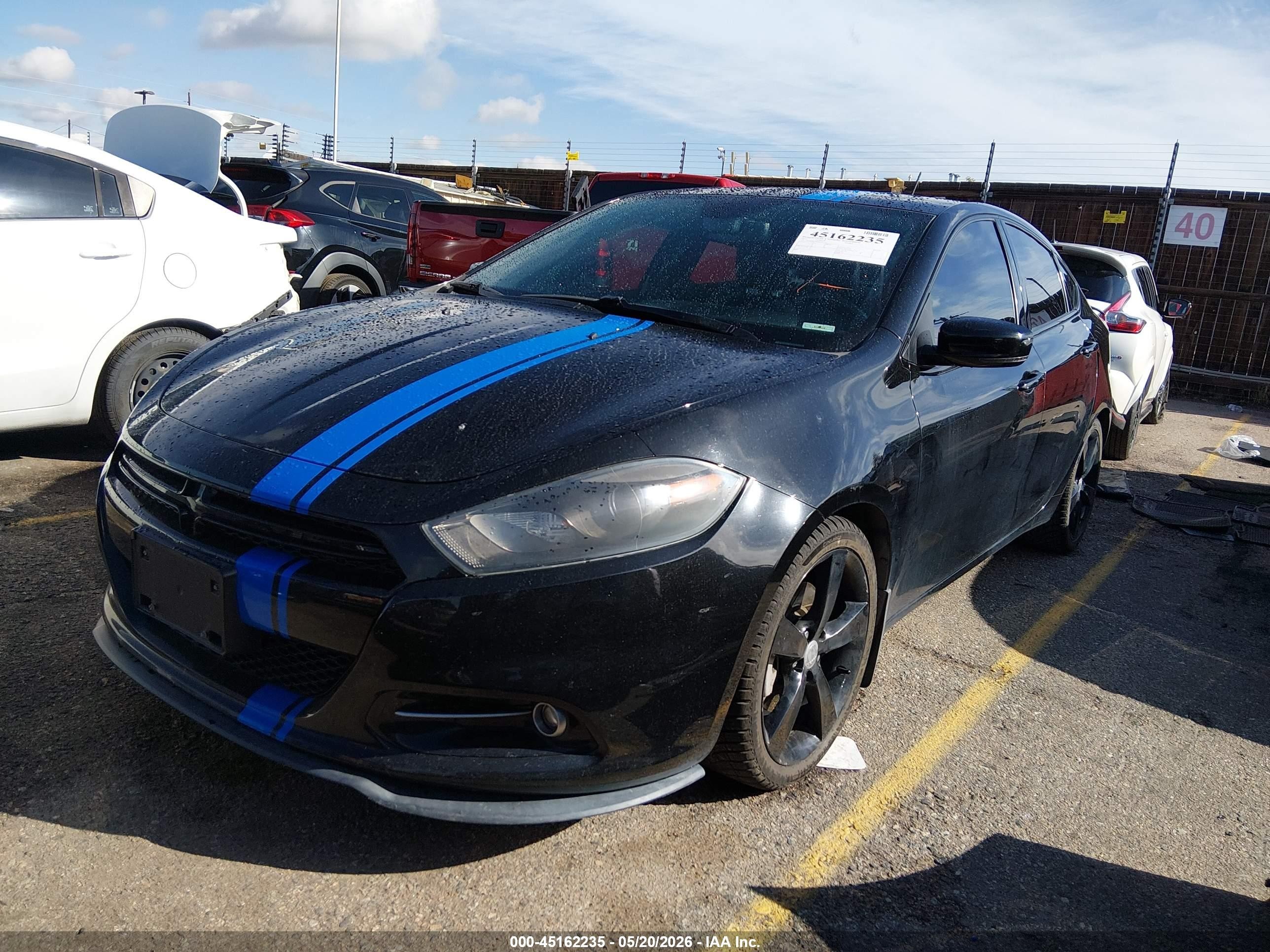 2013 Dodge Dart Limited Black vin: 1C3CDFCH0DD338250