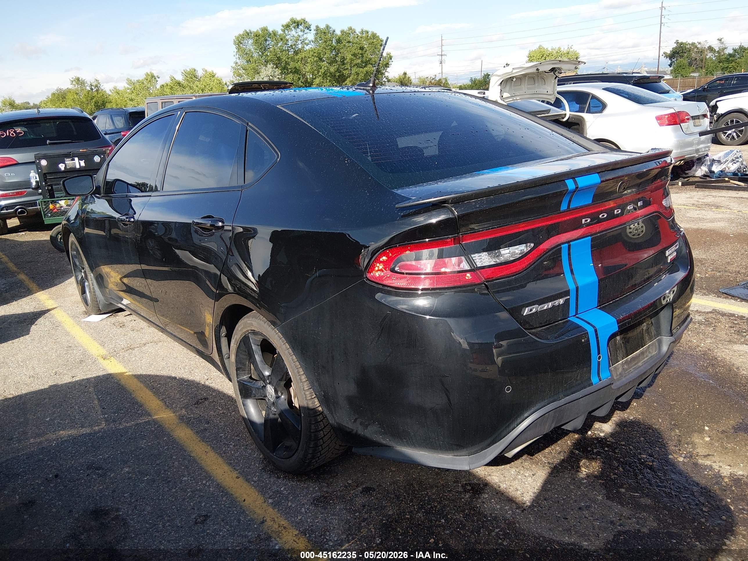 2013 Dodge Dart Limited Black vin: 1C3CDFCH0DD338250