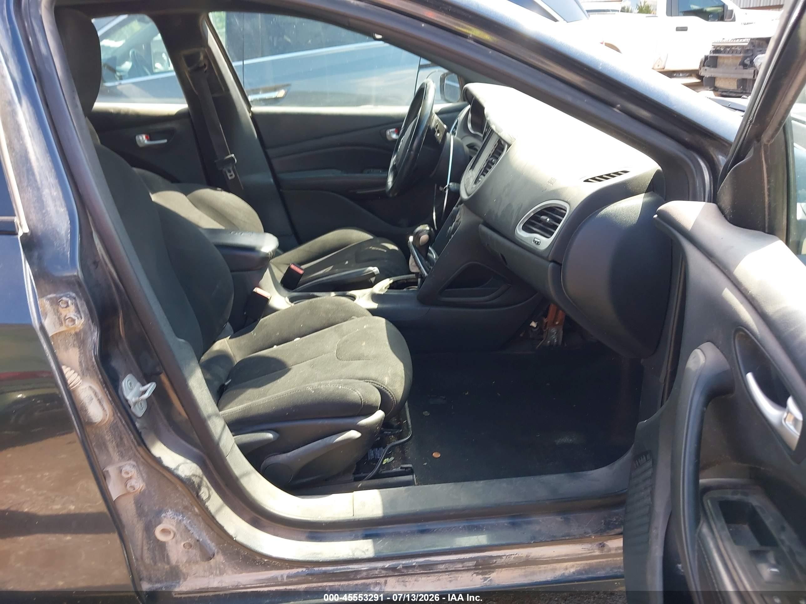 2013 Dodge Dart Limited Black vin: 1C3CDFCH1DD199441
