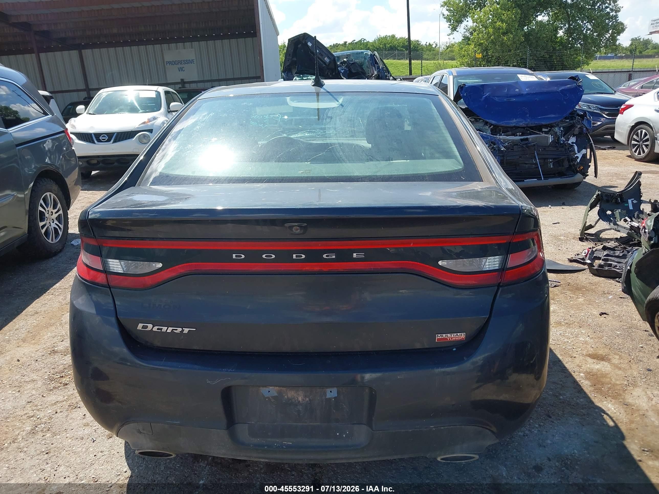 2013 Dodge Dart Limited Black vin: 1C3CDFCH1DD199441