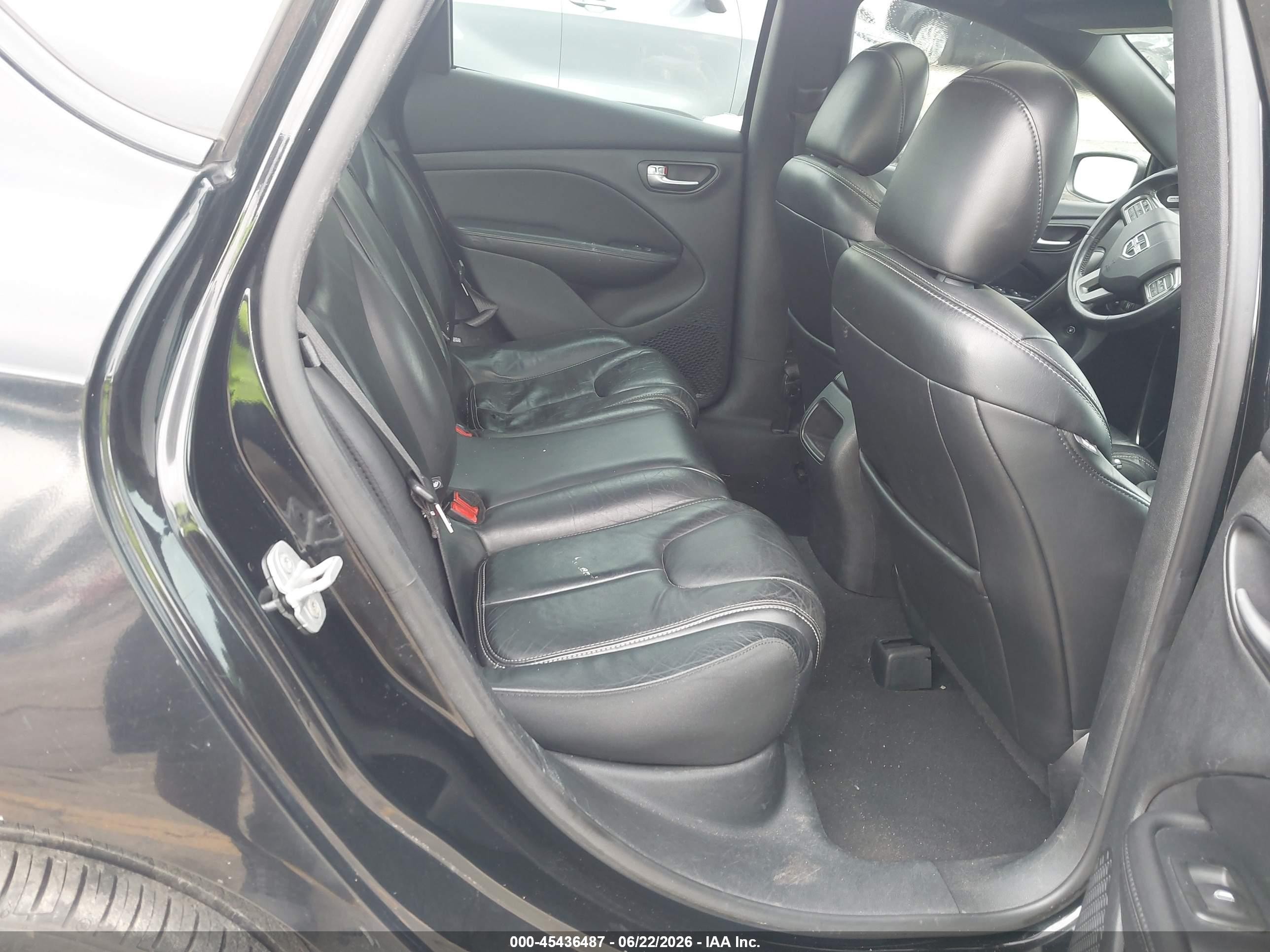 2013 Dodge Dart Limited Black vin: 1C3CDFCH1DD293299