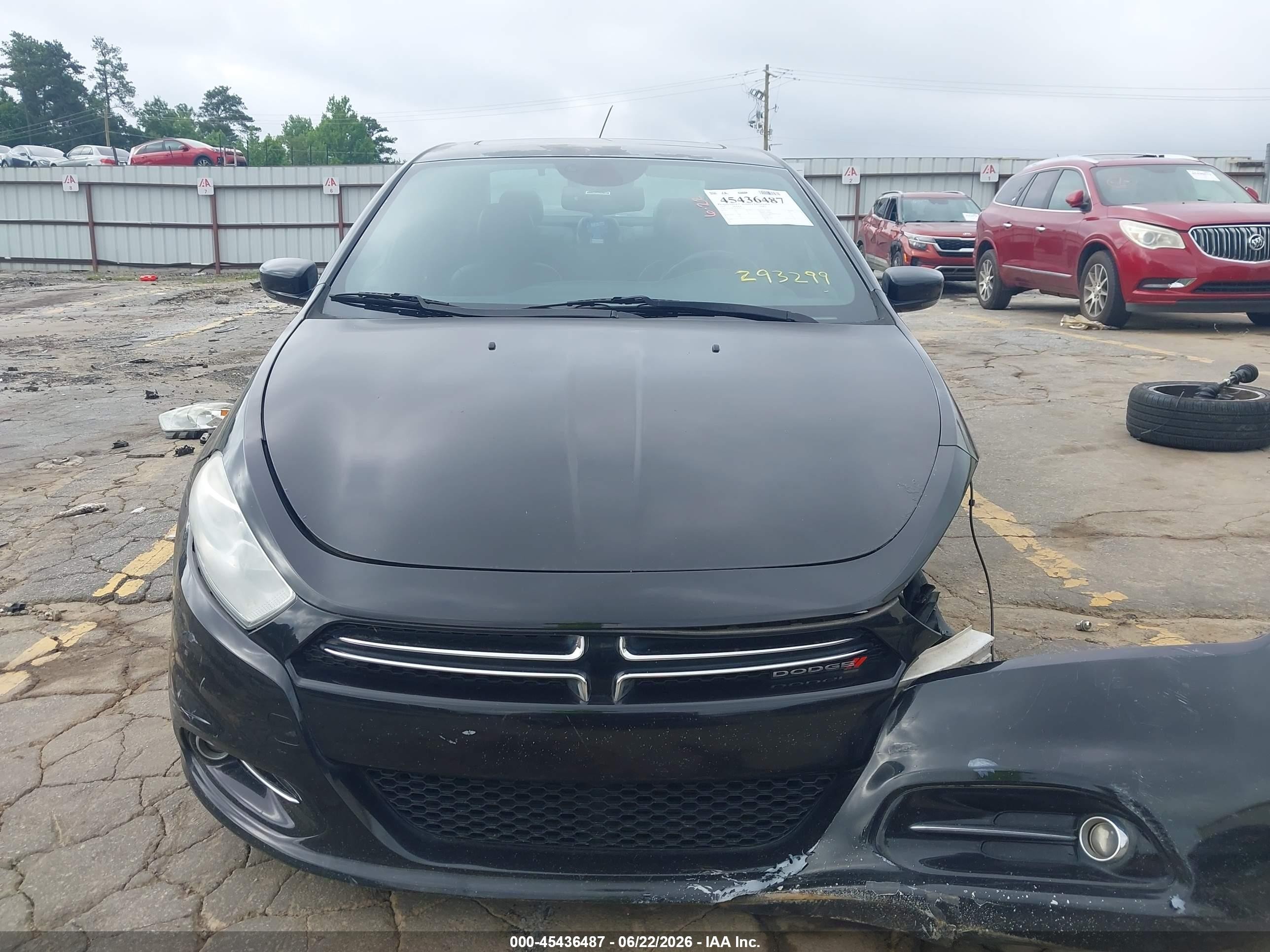 2013 Dodge Dart Limited Black vin: 1C3CDFCH1DD293299