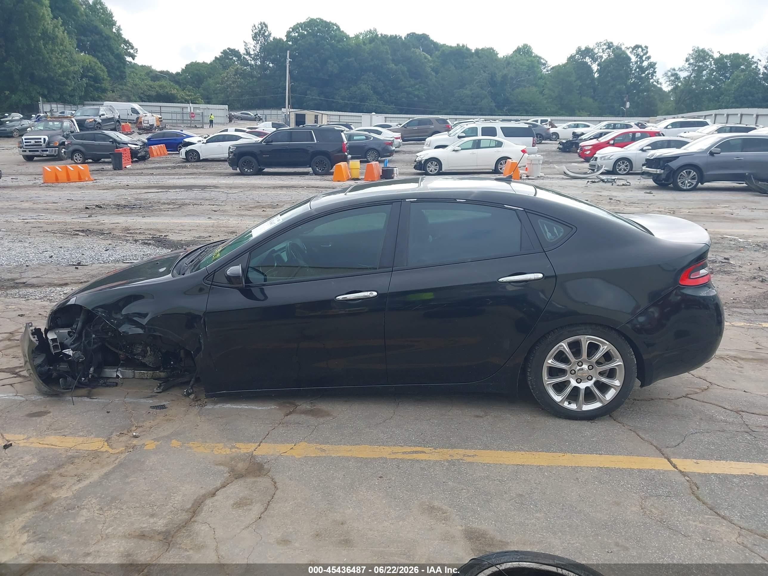 2013 Dodge Dart Limited Black vin: 1C3CDFCH1DD293299