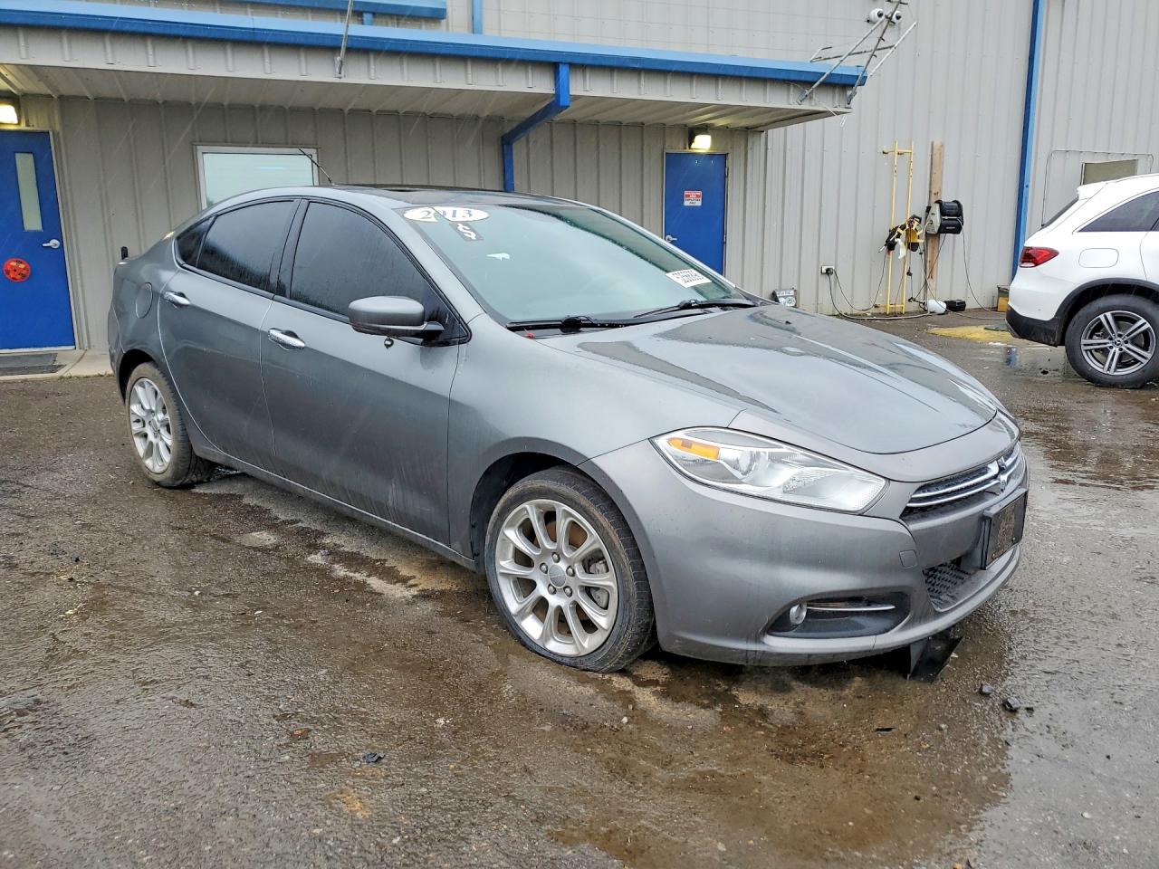 2013 Dodge Dart Limited Gray vin: 1C3CDFCH1DD323451