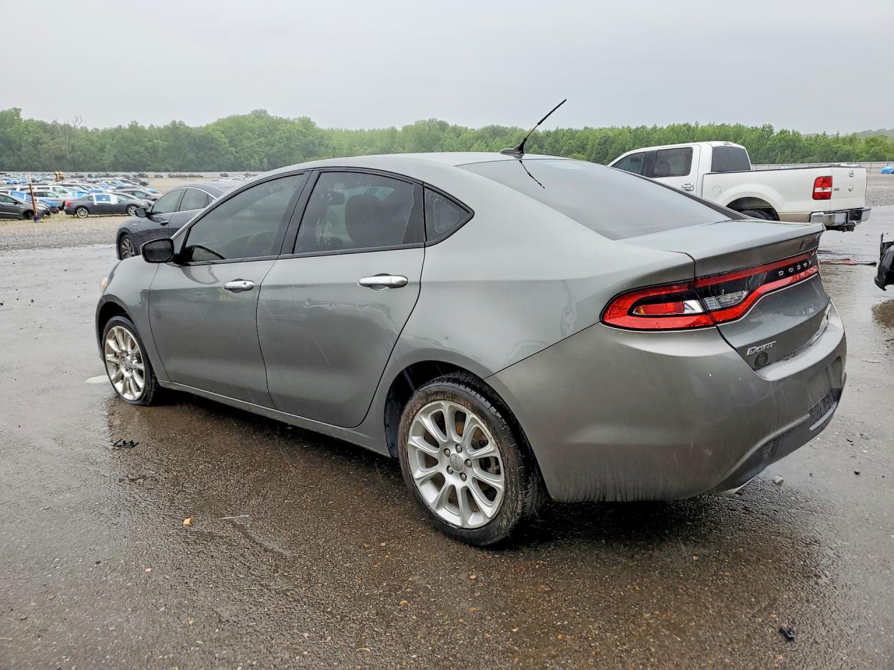 2013 Dodge Dart Limited Gray vin: 1C3CDFCH1DD323451