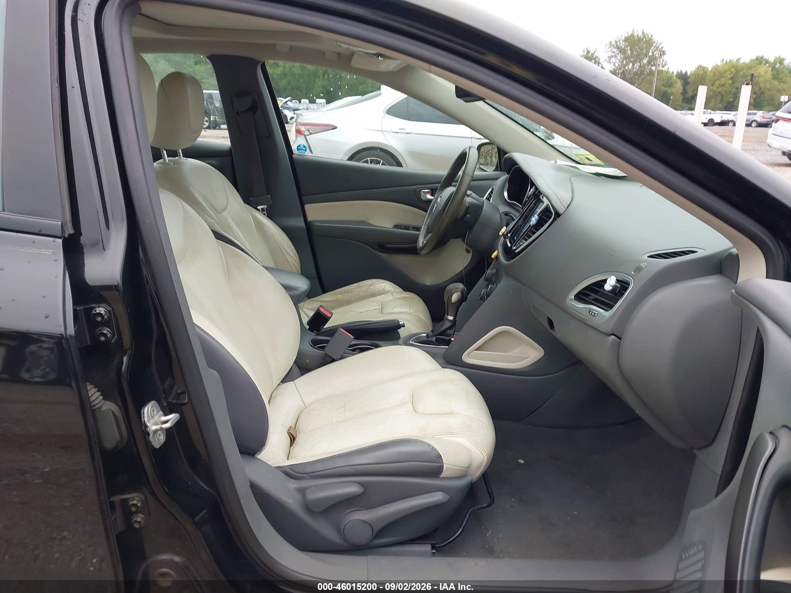 2013 Dodge Dart Limited Черный vin: 1C3CDFCH2DD133528