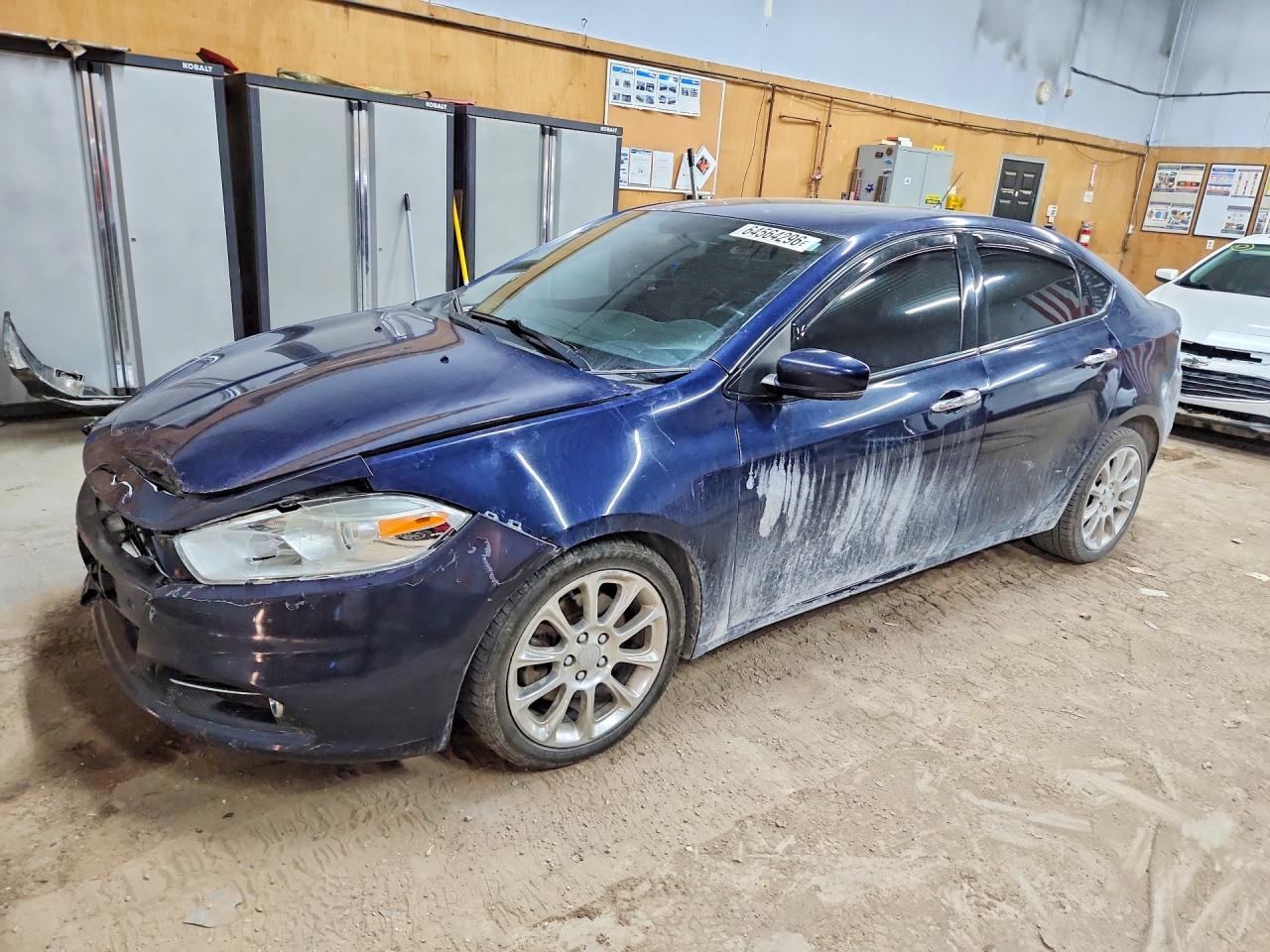 2013 Dodge Dart Limited Blue vin: 1C3CDFCH2DD181871