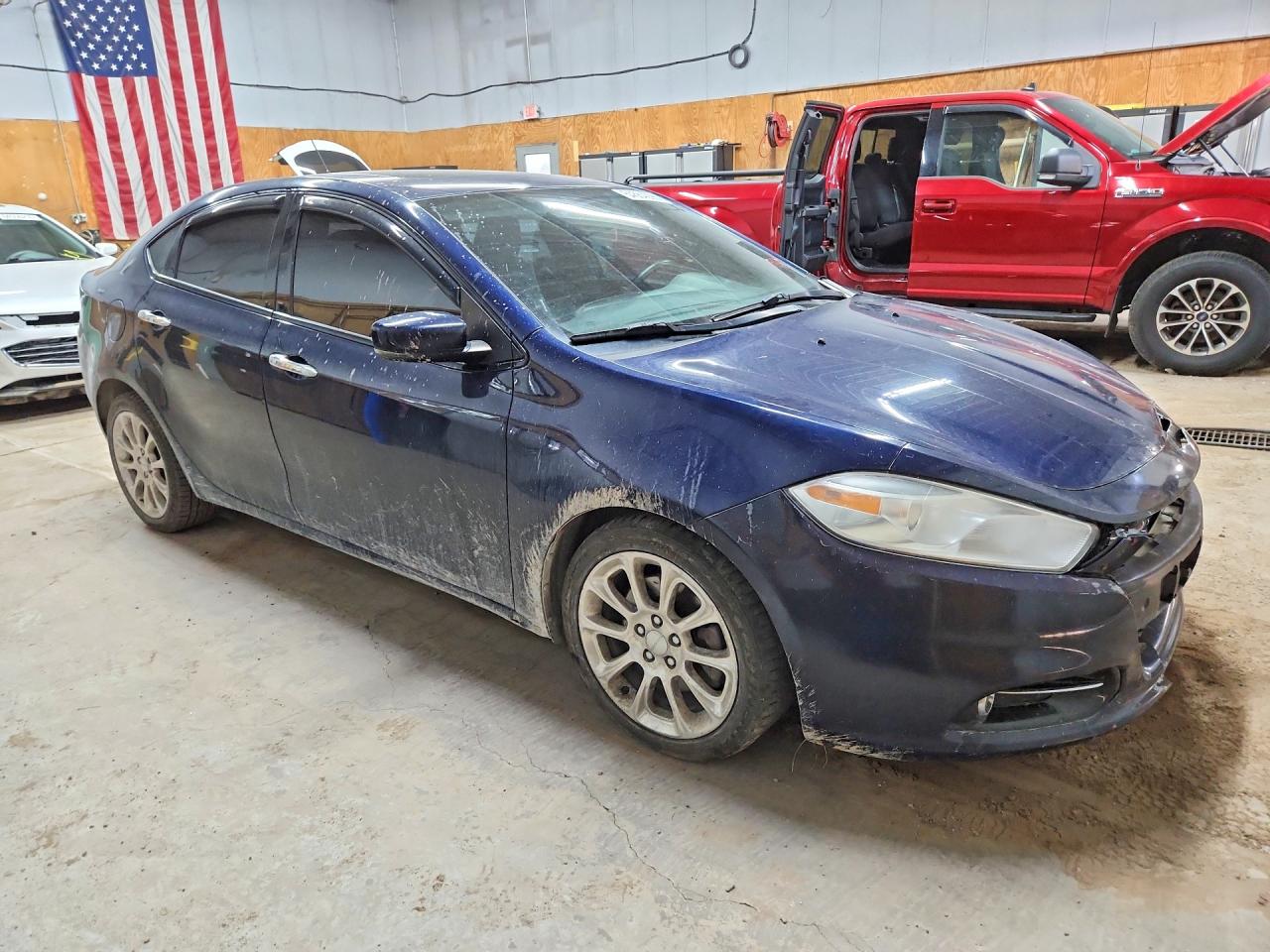 2013 Dodge Dart Limited Blue vin: 1C3CDFCH2DD181871