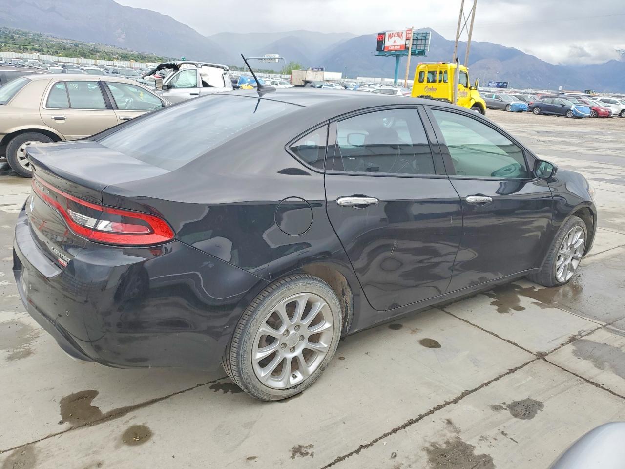 2013 Dodge Dart Black vin: 1C3CDFCH2DD318839