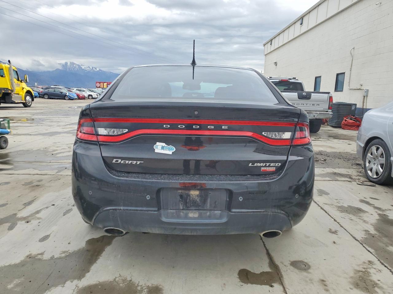 2013 Dodge Dart Black vin: 1C3CDFCH2DD318839
