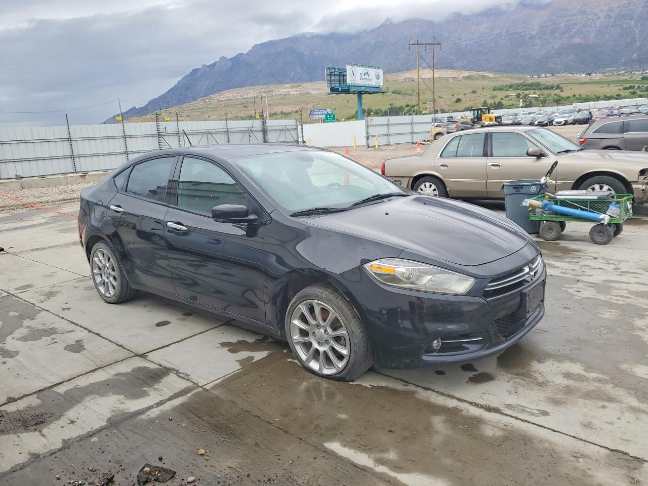 2013 Dodge Dart Black vin: 1C3CDFCH2DD318839