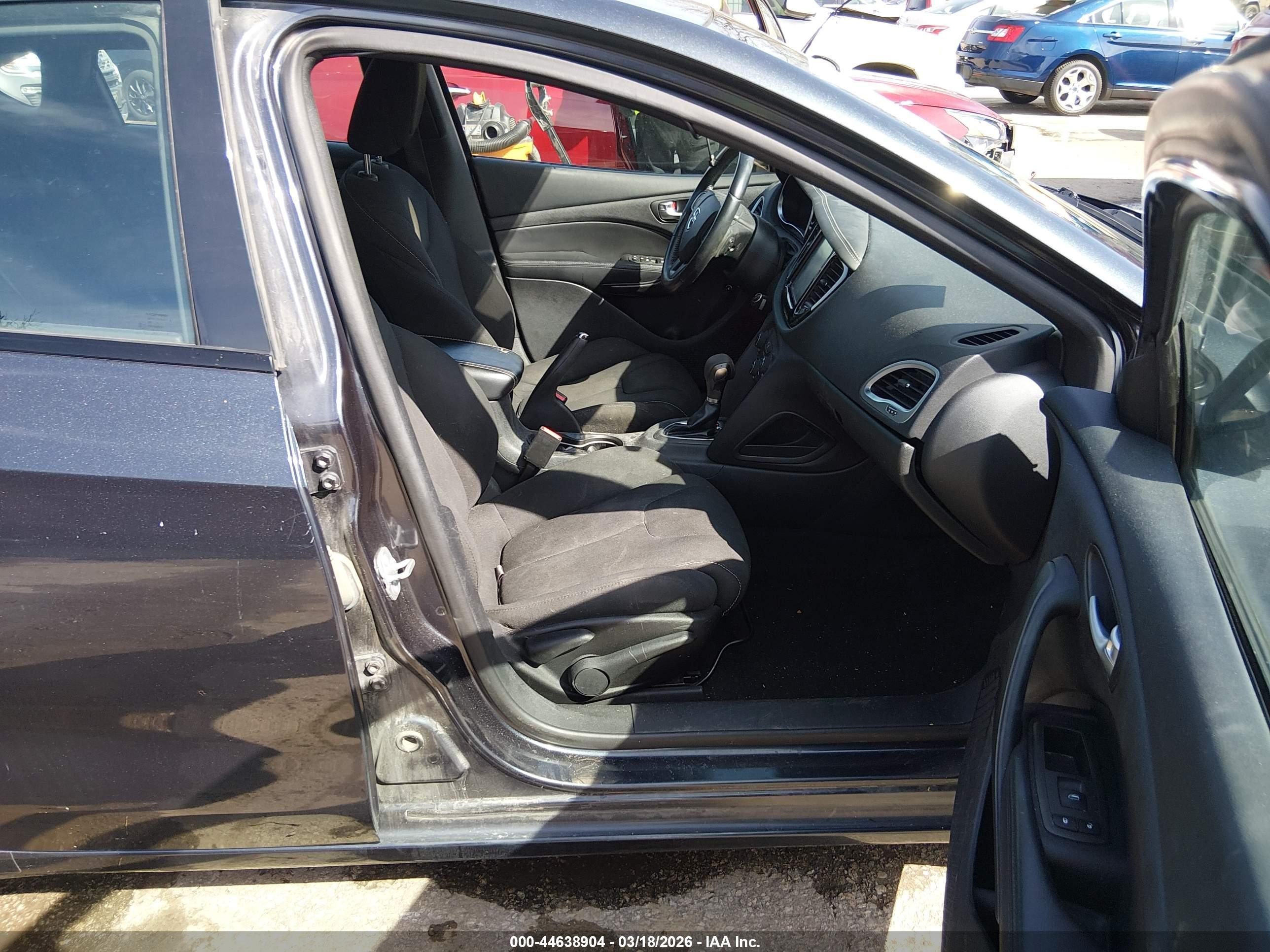 2013 Dodge Dart Limited Gray vin: 1C3CDFCH2DD319506