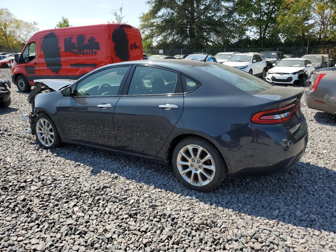 2013 Dodge Dart Limited Черный vin: 1C3CDFCH3DD206020