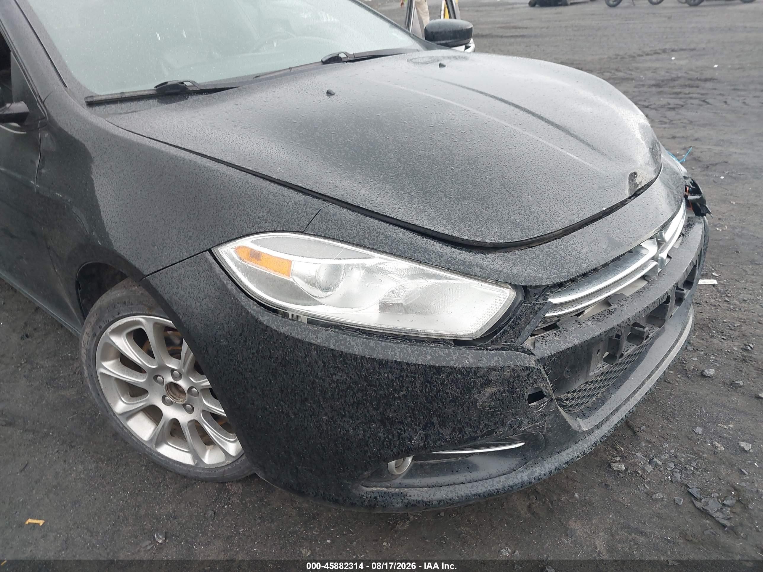 2013 Dodge Dart Limited Черный vin: 1C3CDFCH4DD293622