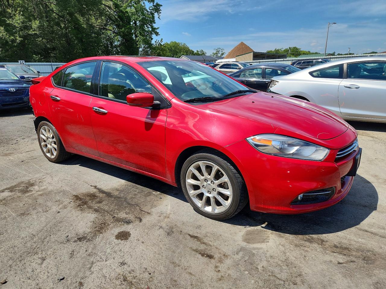 2013 Dodge Dart Limited Red vin: 1C3CDFCH5DD294178