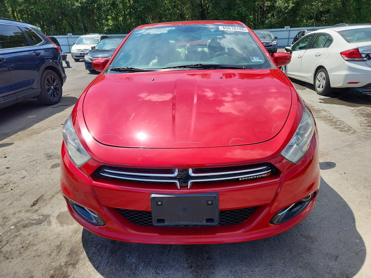 2013 Dodge Dart Limited Red vin: 1C3CDFCH5DD294178