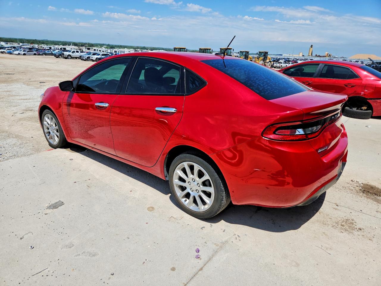 2013 Dodge Dart Limited Red vin: 1C3CDFCH5DD294620