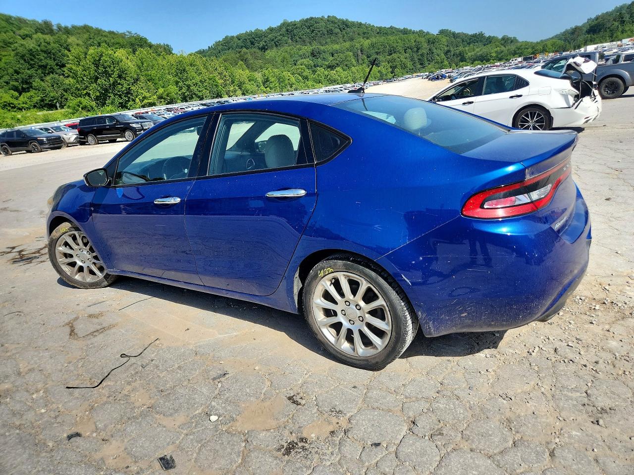 2013 Dodge Dart Limited Blue vin: 1C3CDFCH5DD322738