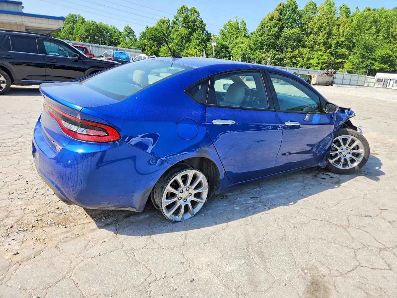 2013 Dodge Dart Limited Blue vin: 1C3CDFCH5DD322738