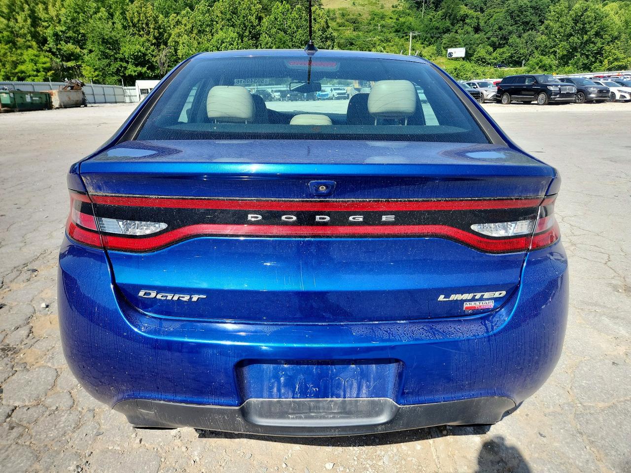 2013 Dodge Dart Limited Blue vin: 1C3CDFCH5DD322738