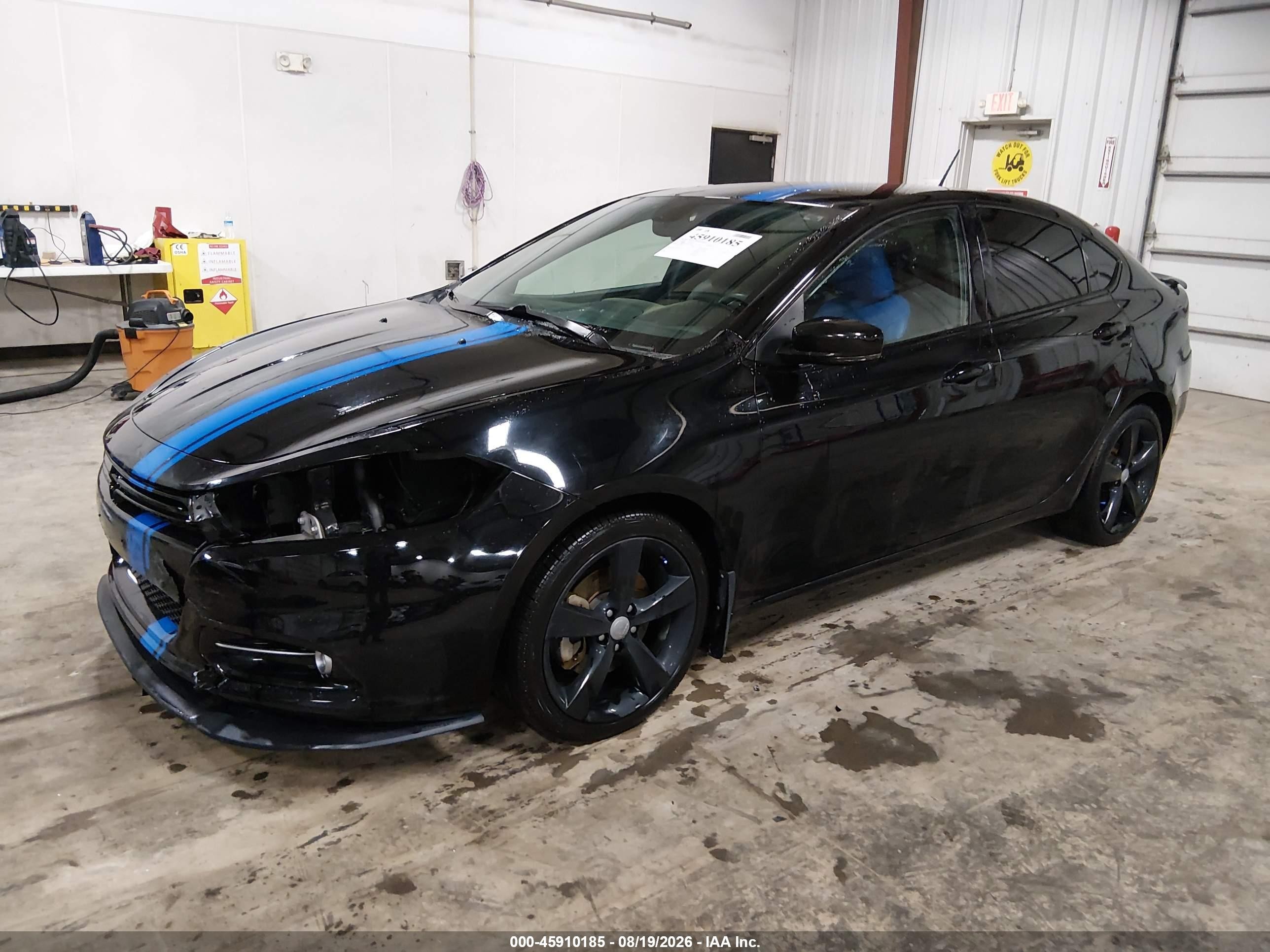 2013 Dodge Dart Limited Black vin: 1C3CDFCH6DD320805