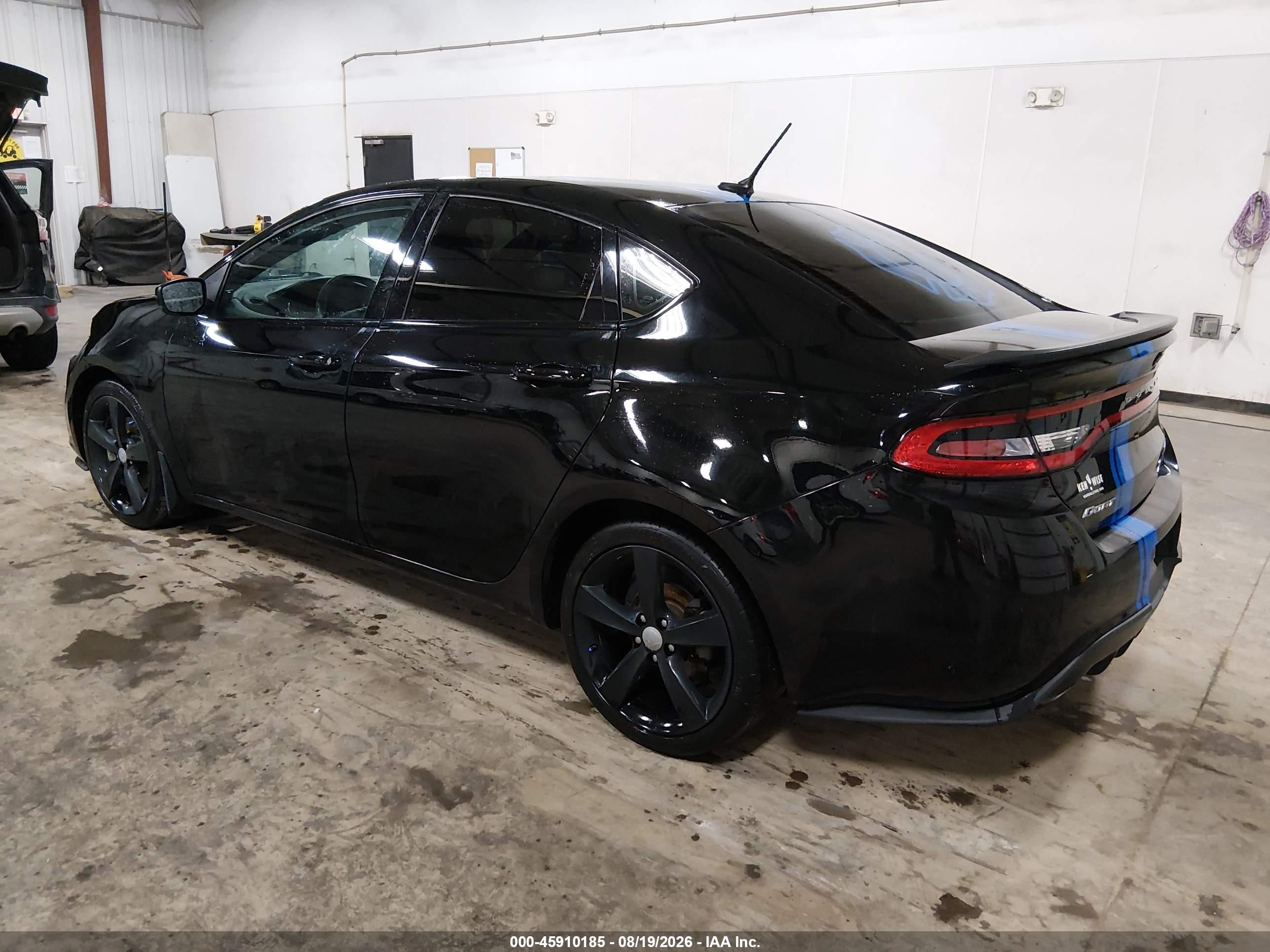 2013 Dodge Dart Limited Black vin: 1C3CDFCH6DD320805