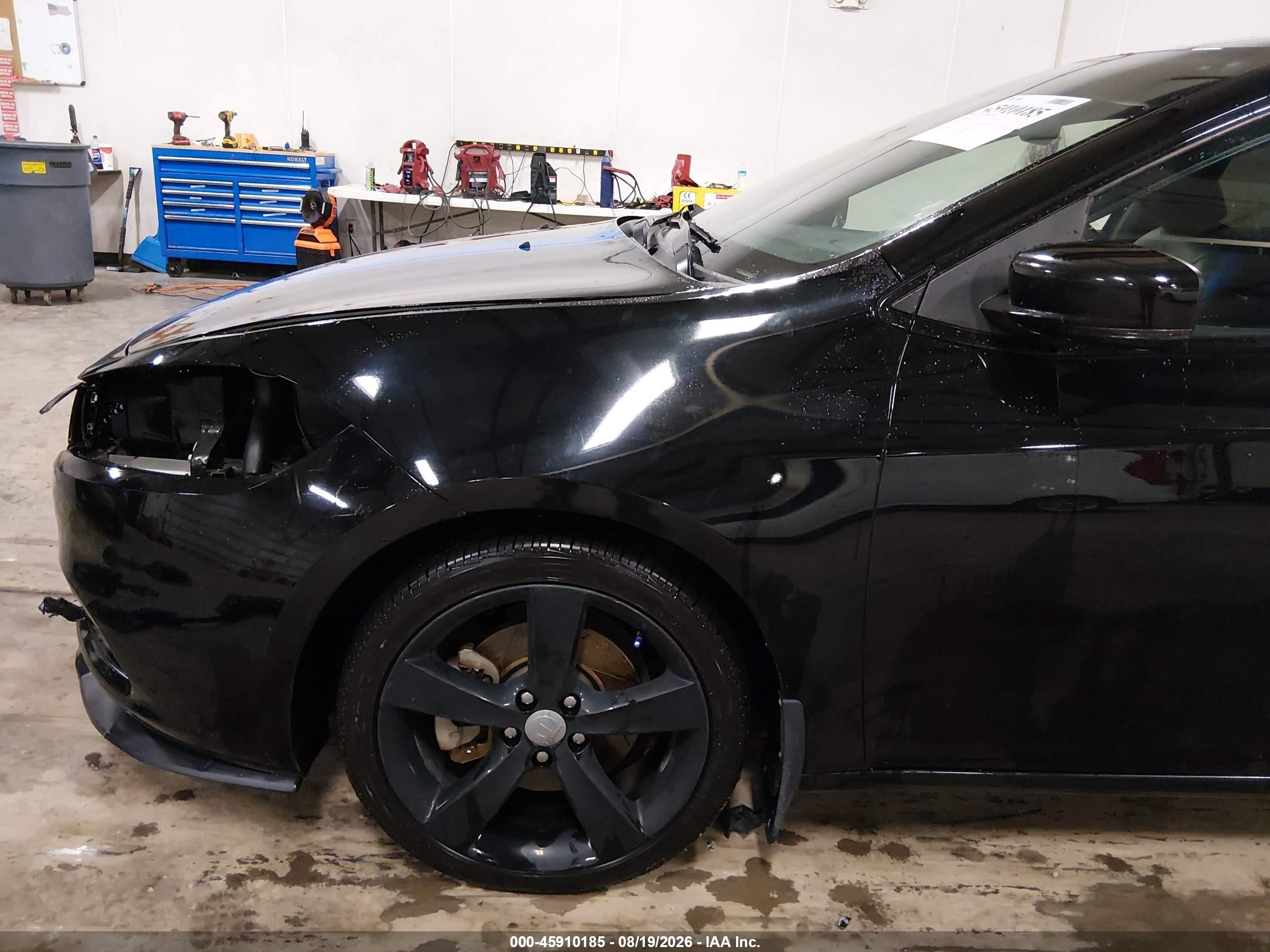 2013 Dodge Dart Limited Black vin: 1C3CDFCH6DD320805