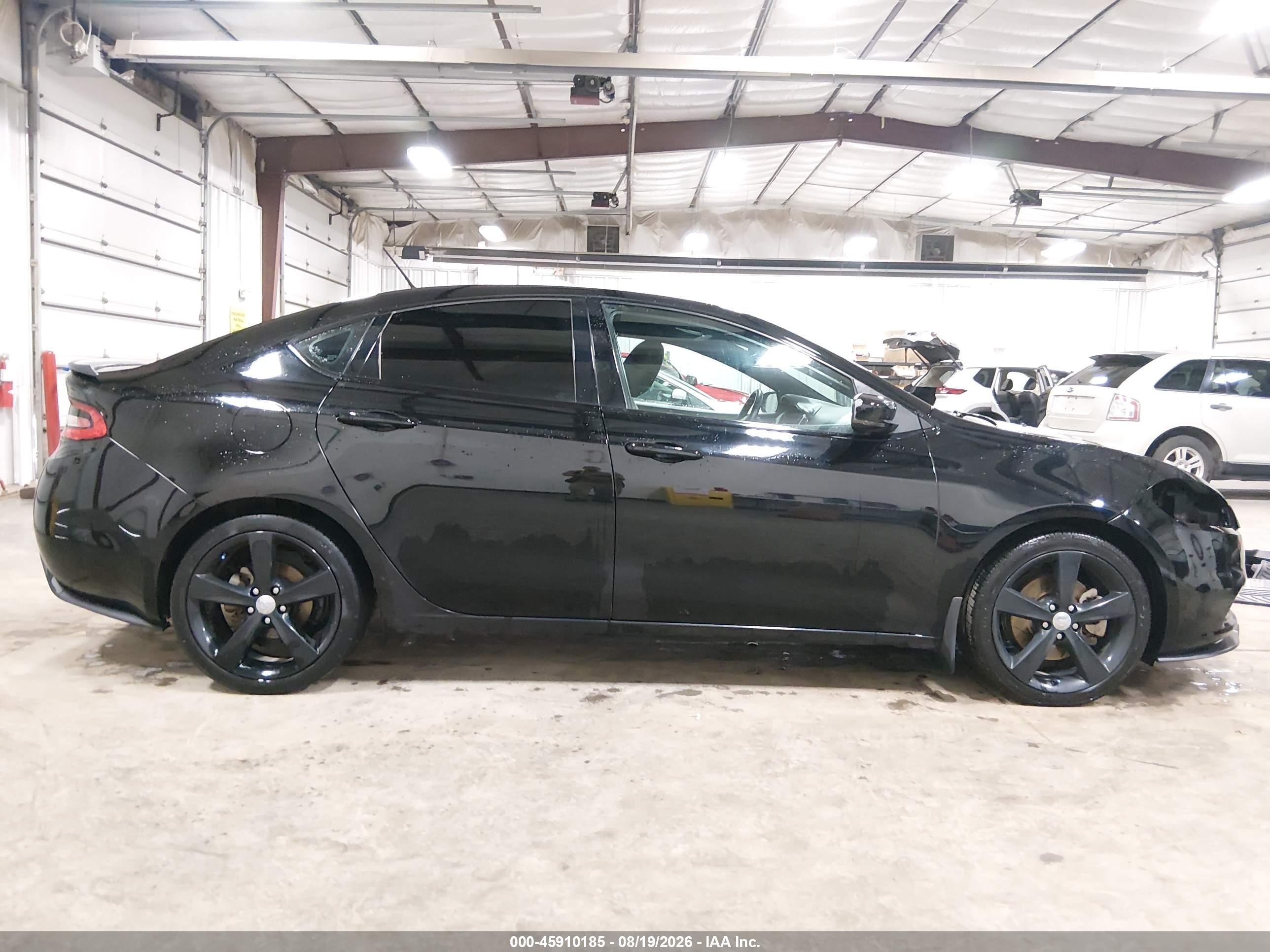 2013 Dodge Dart Limited Black vin: 1C3CDFCH6DD320805