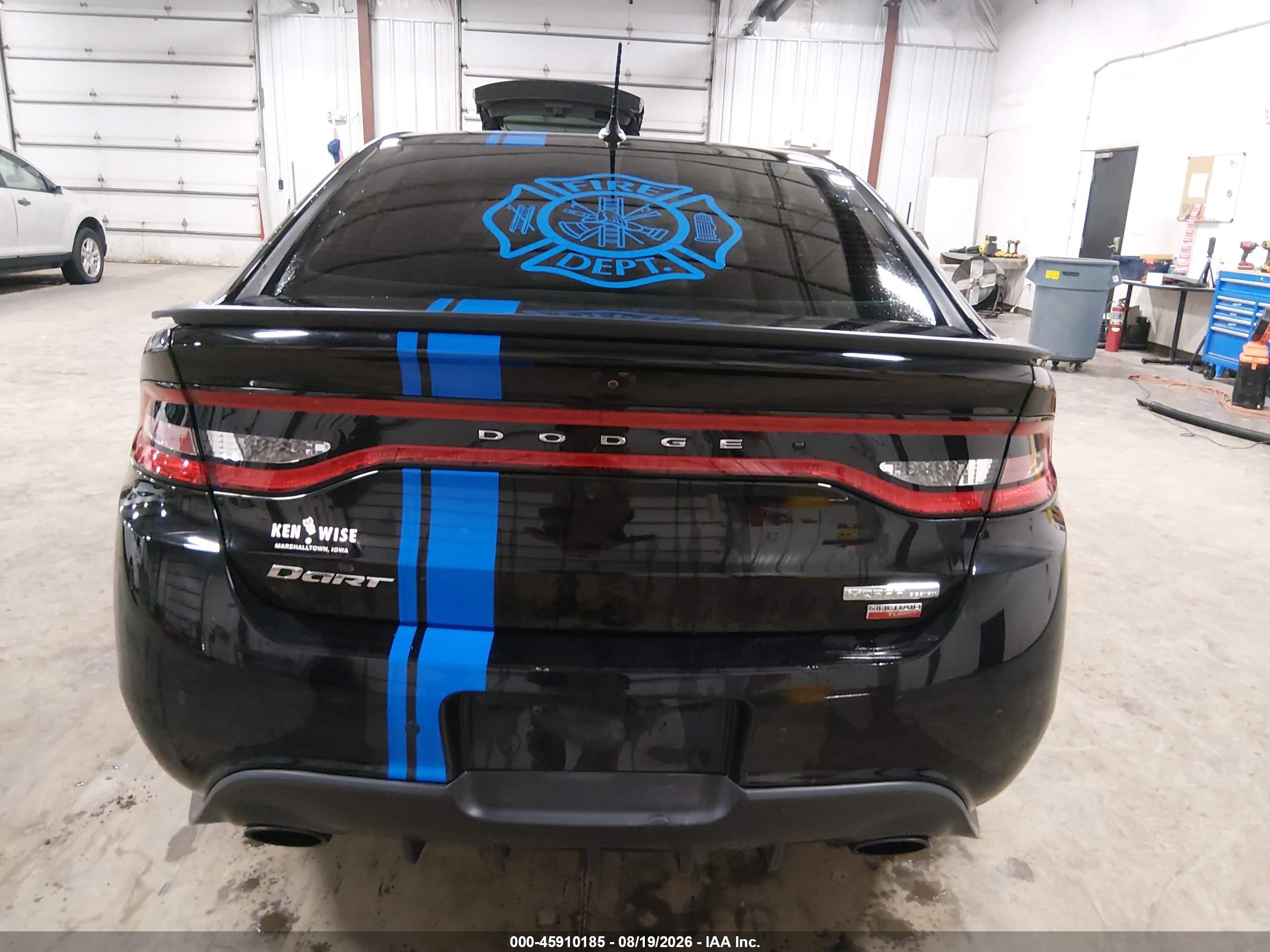 2013 Dodge Dart Limited Black vin: 1C3CDFCH6DD320805