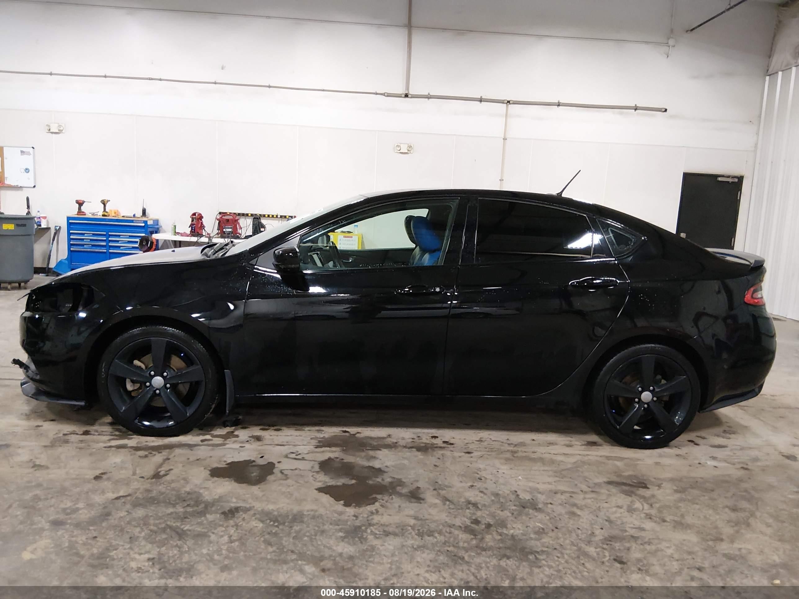 2013 Dodge Dart Limited Black vin: 1C3CDFCH6DD320805