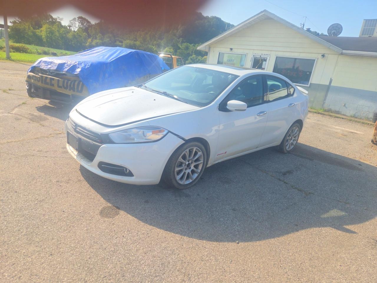 2013 Dodge Dart Limited White vin: 1C3CDFCH7DD314110