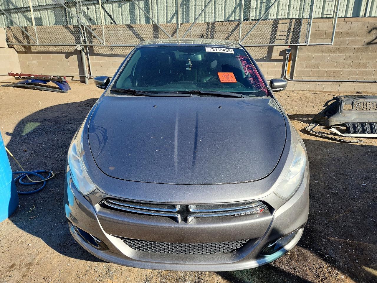 2013 Dodge Dart Limited Gray vin: 1C3CDFCH8DD285300