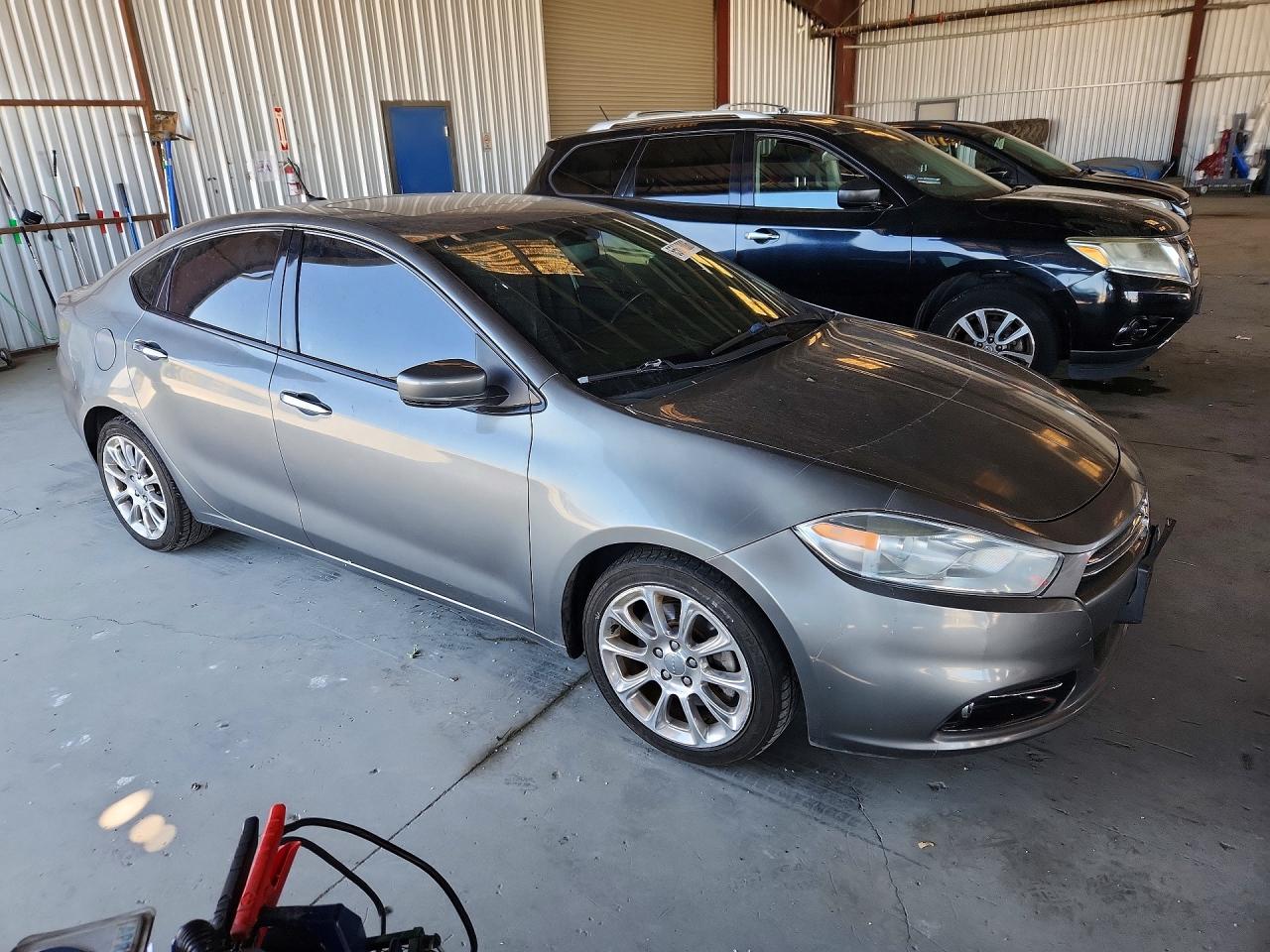 2013 Dodge Dart Limited Gray vin: 1C3CDFCH8DD285412