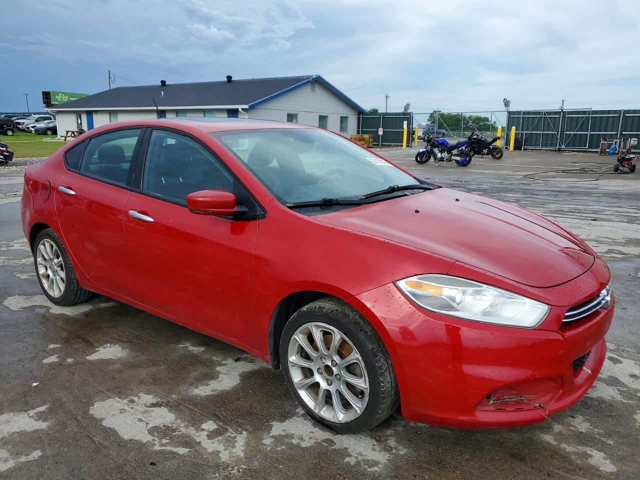 2013 Dodge Dart Red vin: 1C3CDFCH9DD306722