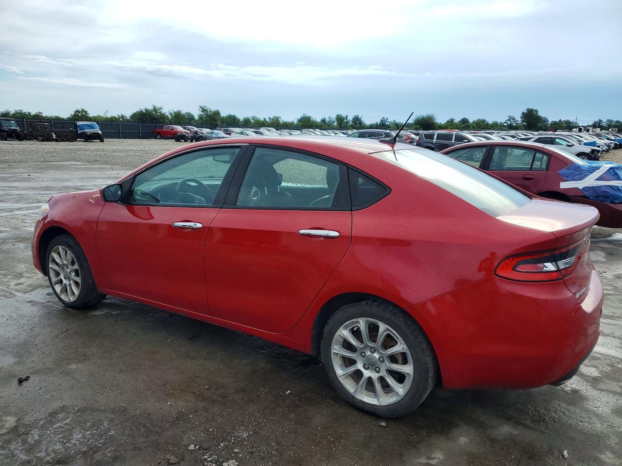 2013 Dodge Dart Red vin: 1C3CDFCH9DD306722