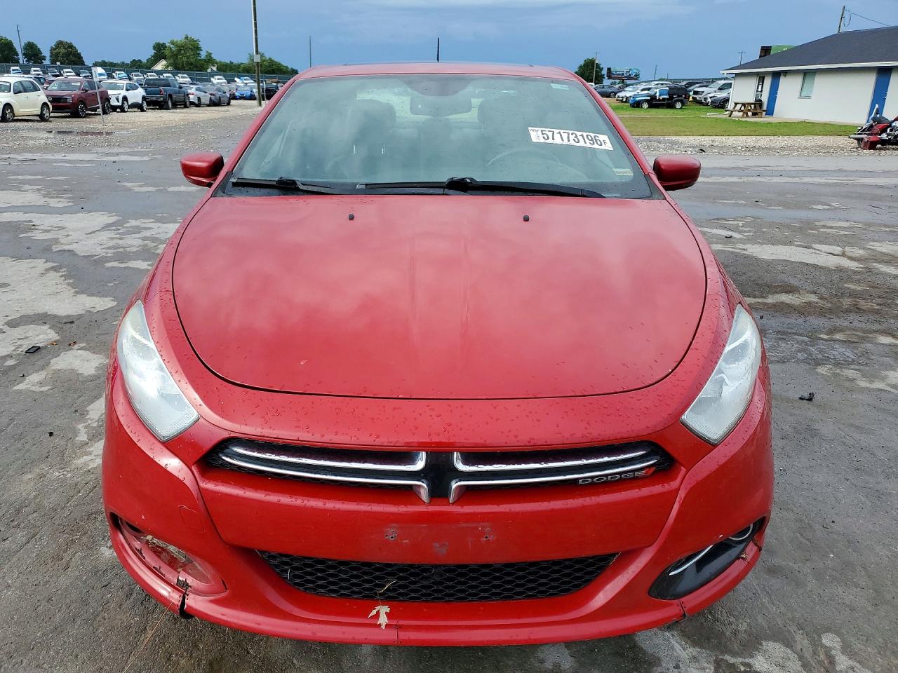 2013 Dodge Dart Red vin: 1C3CDFCH9DD306722