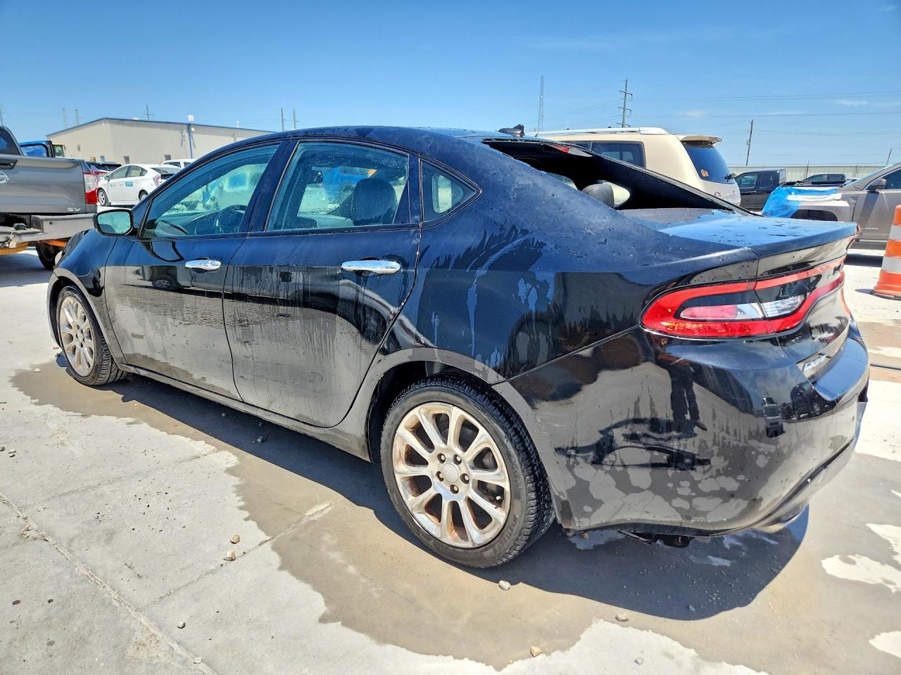 2013 Dodge Dart Limited Black vin: 1C3CDFCHXDD134572