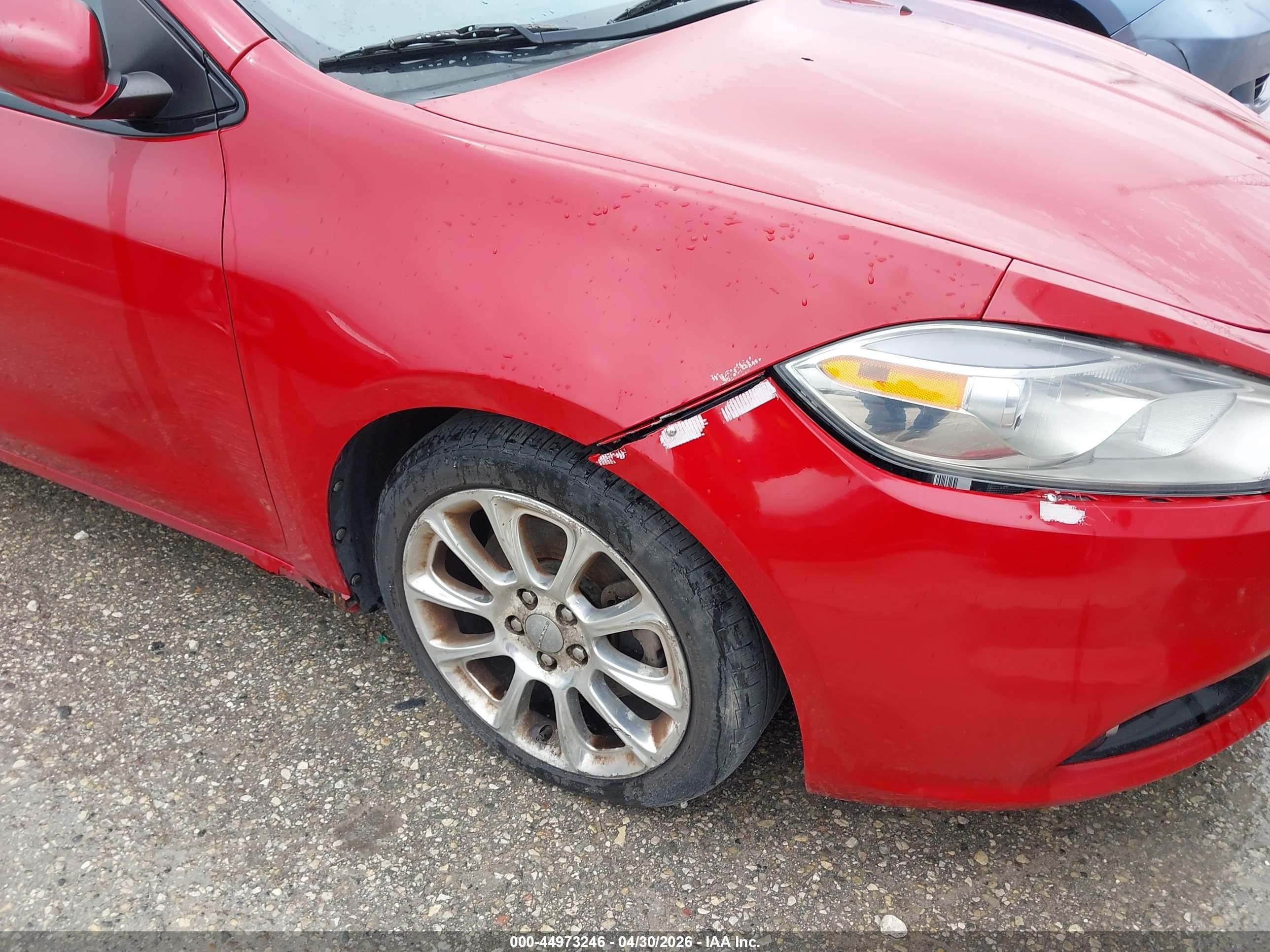 2013 Dodge Dart Limited Red vin: 1C3CDFCHXDD149878