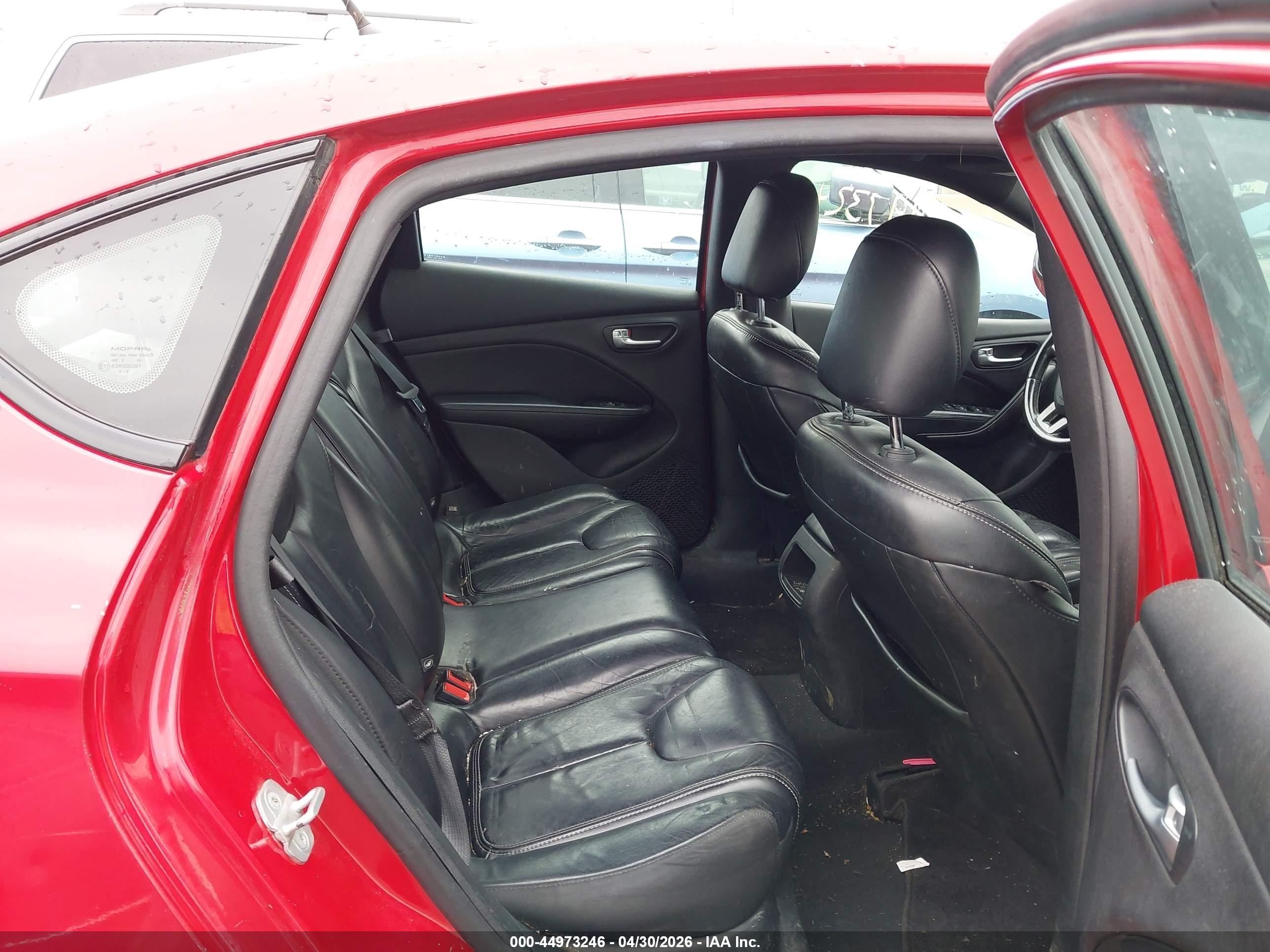 2013 Dodge Dart Limited Red vin: 1C3CDFCHXDD149878