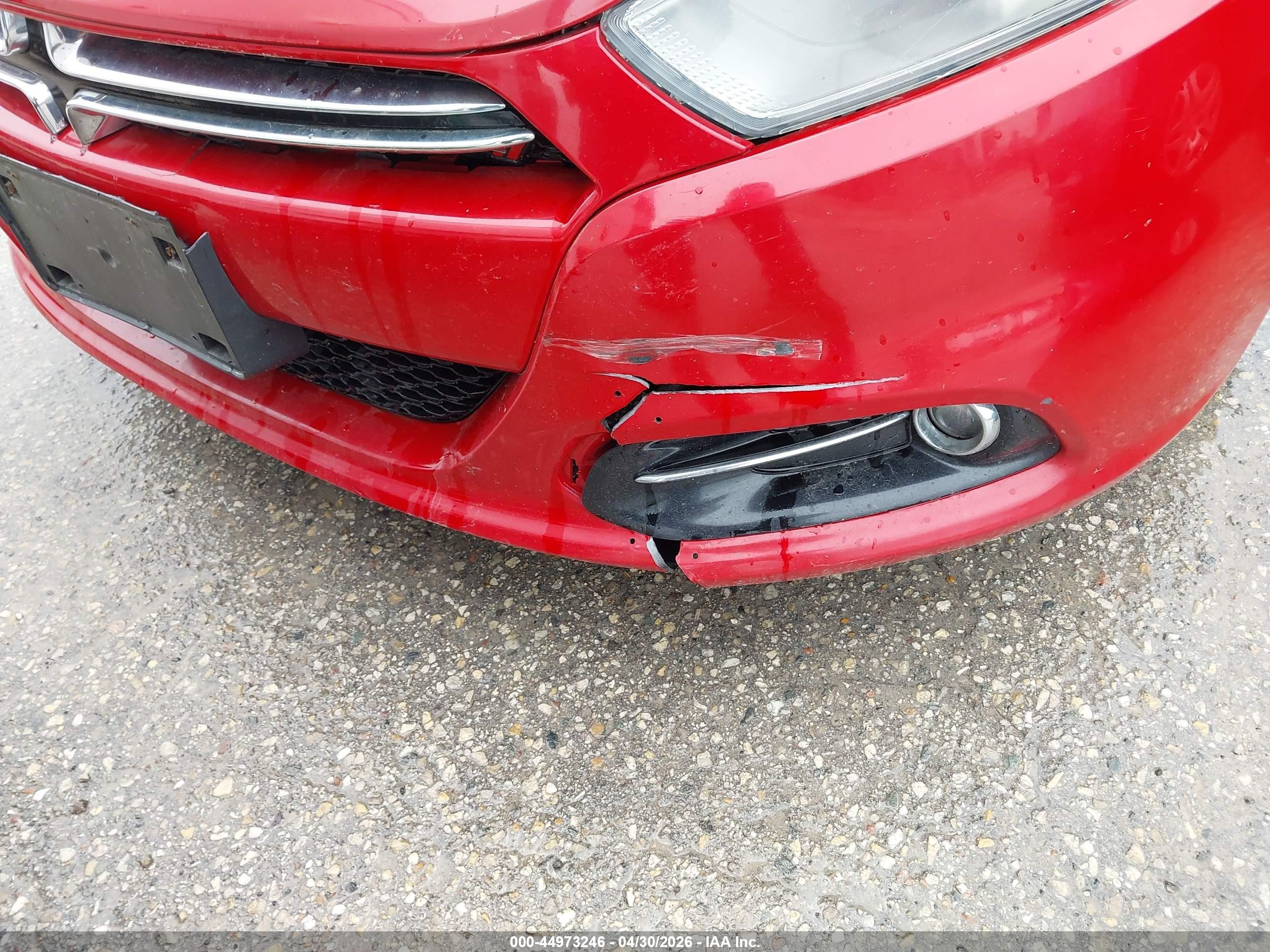 2013 Dodge Dart Limited Red vin: 1C3CDFCHXDD149878