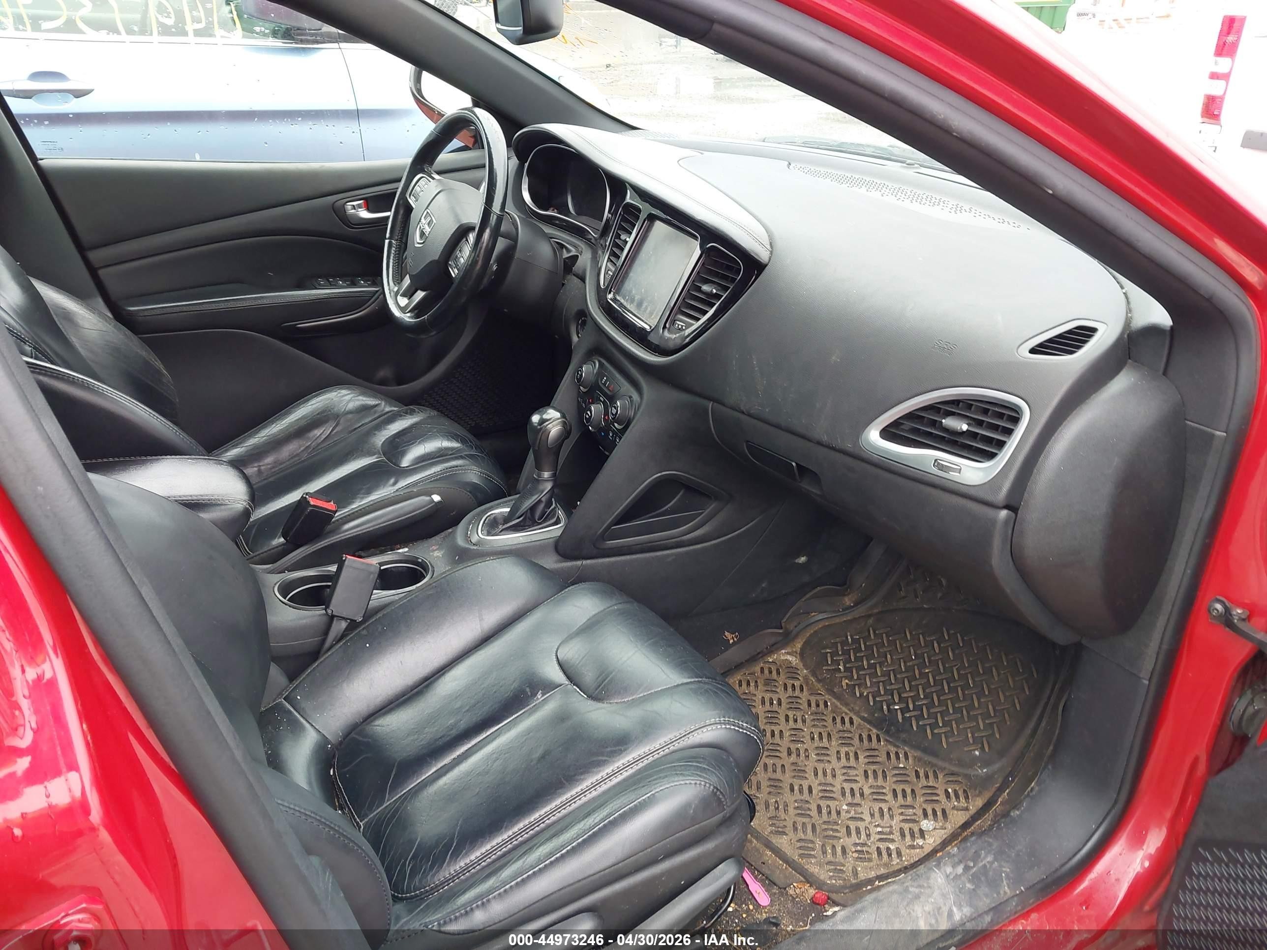 2013 Dodge Dart Limited Red vin: 1C3CDFCHXDD149878